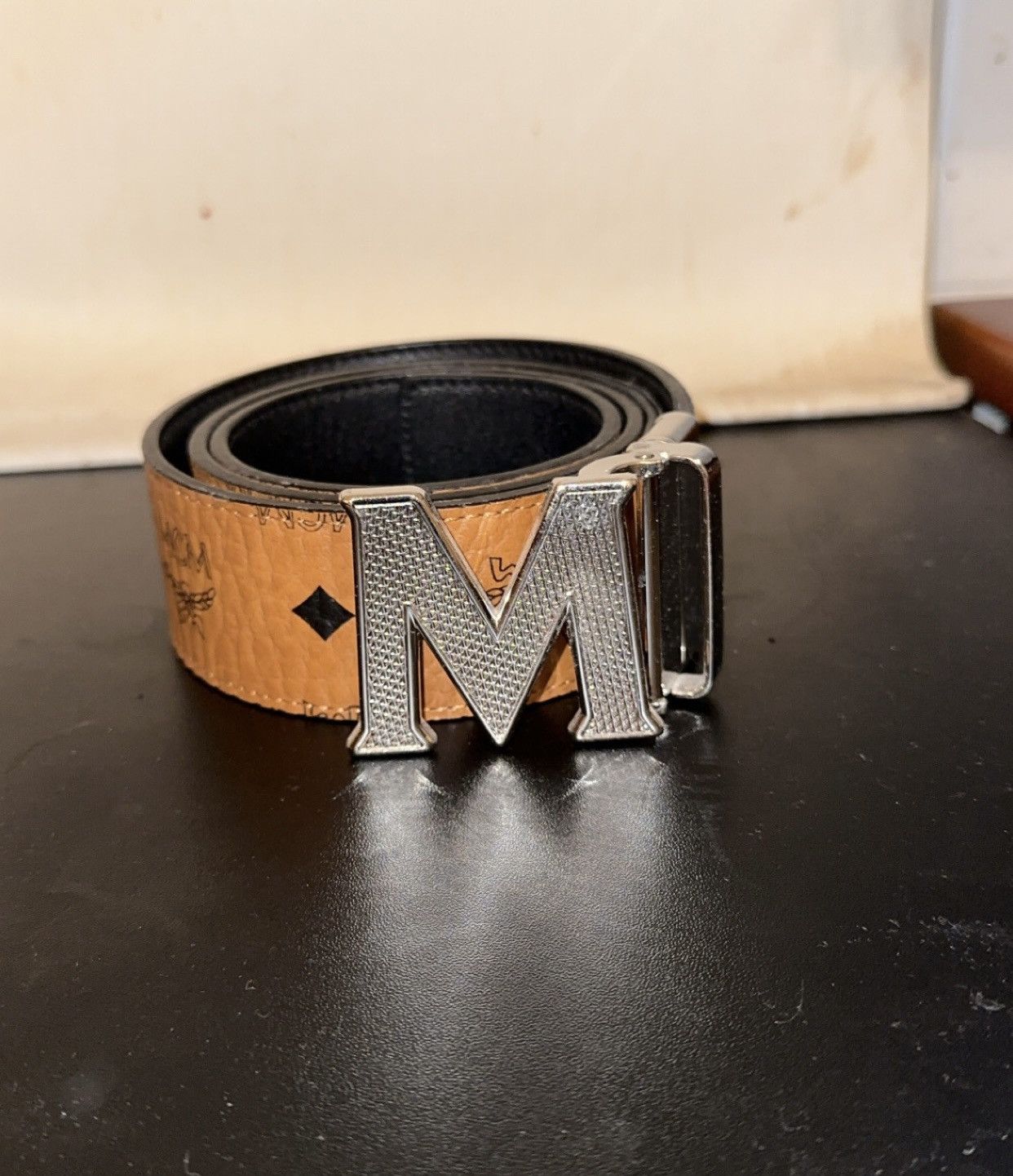 mcm belt buckle