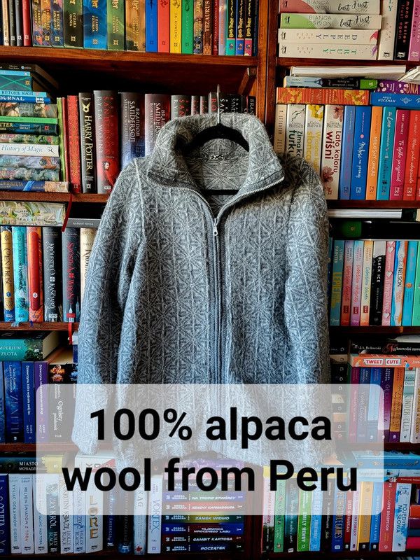 image of Vintage Alpaca Sweater in Grey, Men's (Size Large)