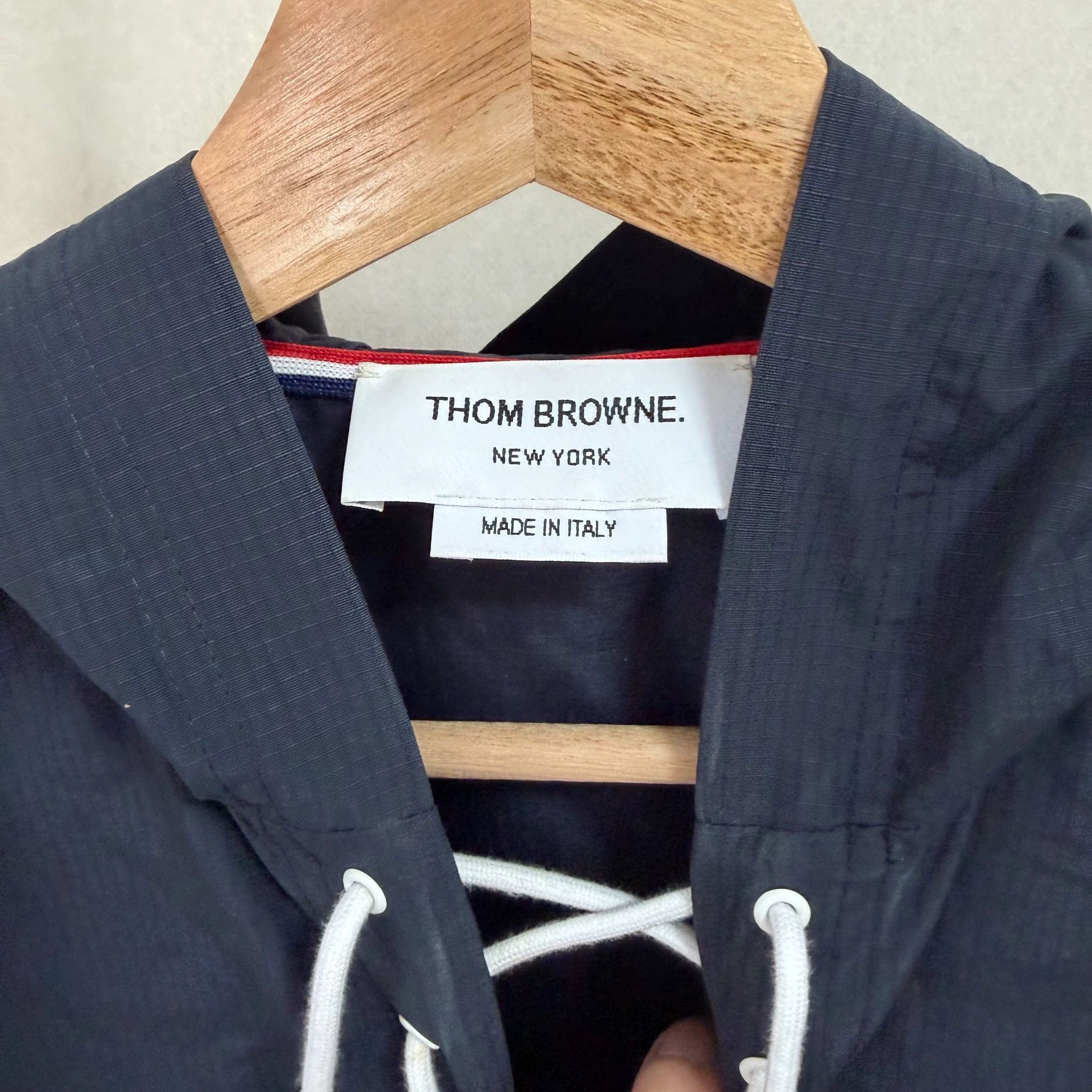 Thom Browne THOM BROWNE Women's Nylon Tie-Up Jacket 40 (Worn Once) Size S / US 4 / IT 40 - 3 Thumbnail