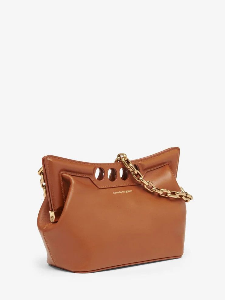 Alexander McQueen o1w1db10925 Size: OS/The Peak Bag Small in Brown Size ONE SIZE - 4 Thumbnail