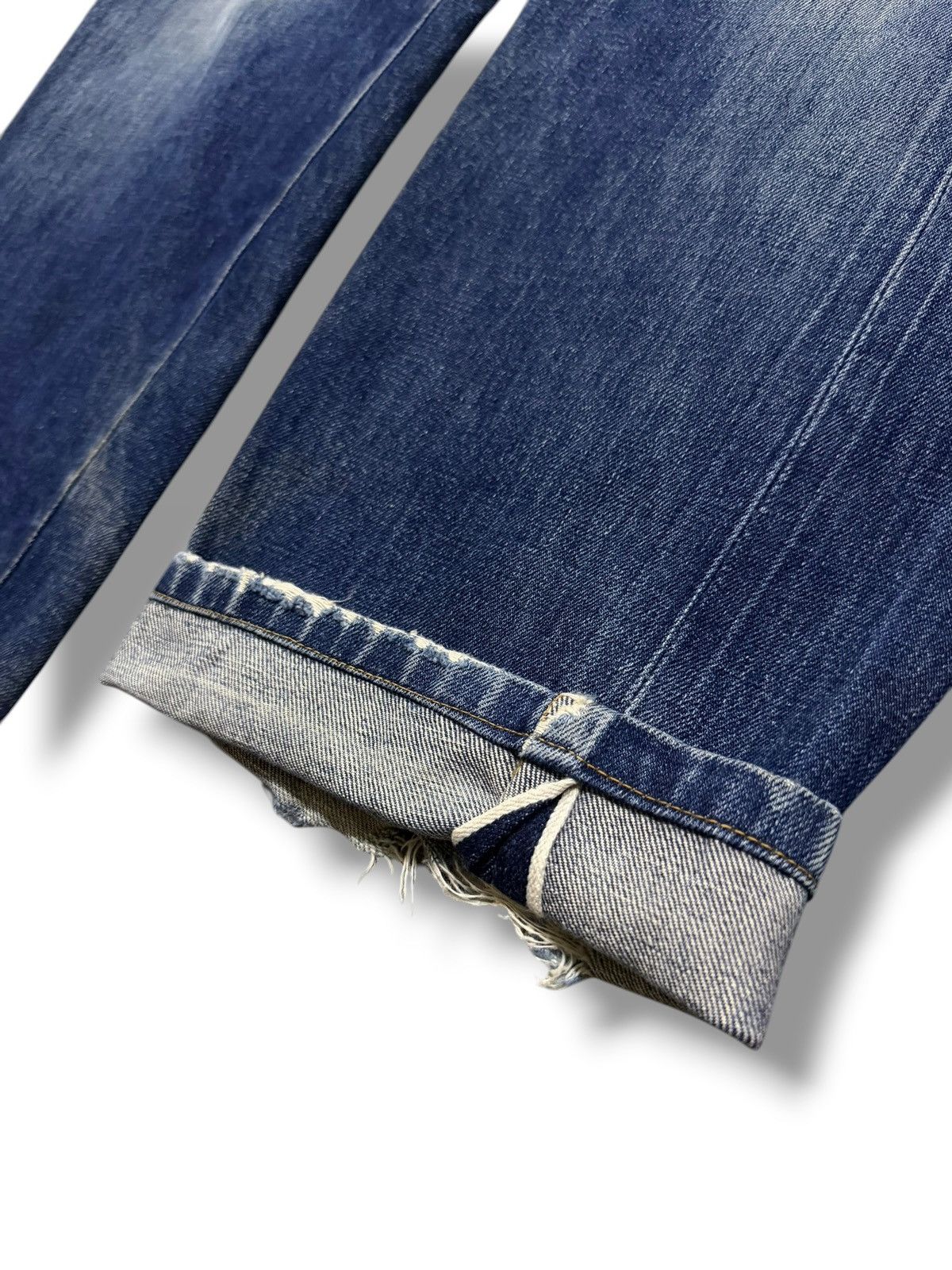 Artisan Outfitters Vintage 00s Ships Outffiters Y2K Selvedge Denim Made In USA Size US 31 - 8 Thumbnail