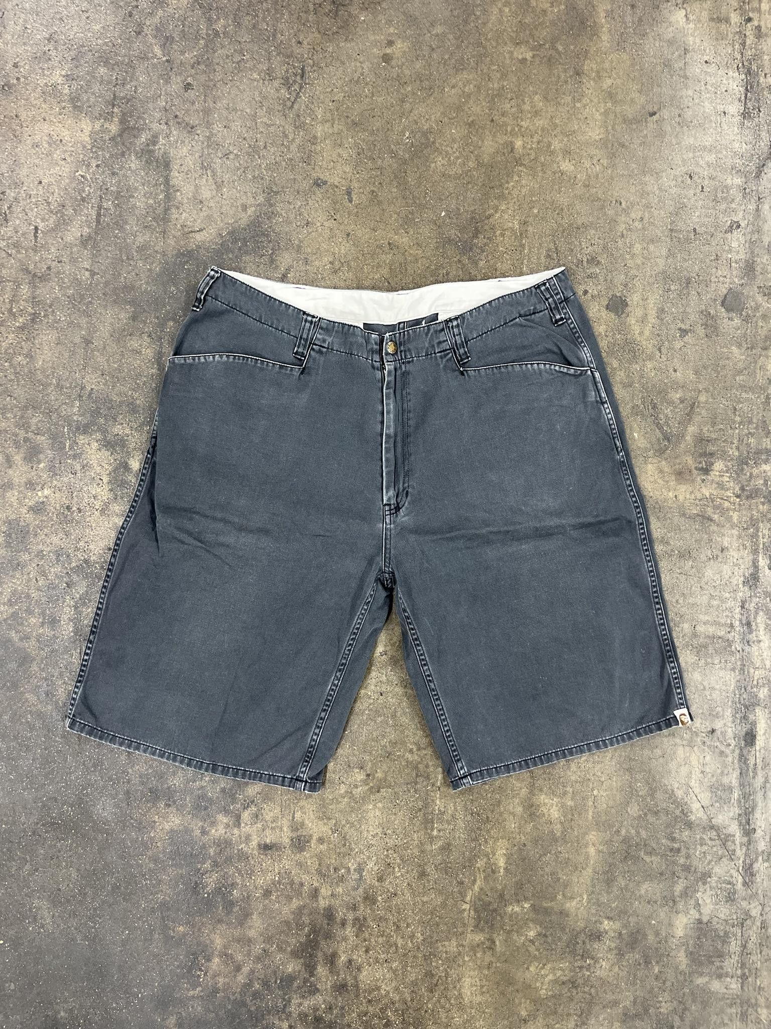 image of Bape Chino Shorts in Grey, Men's (Size 40)