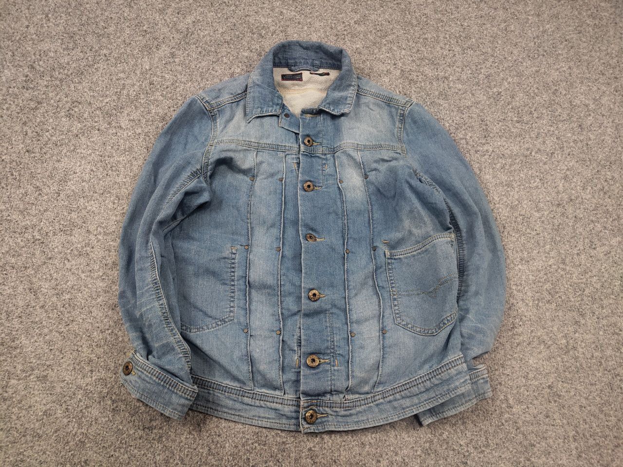 Diesel Vintage 90's Diesel Elshar Ne Juzicon denim stretch Jacket Size US S / EU 44-46 / 1 - 2 Thumbnail