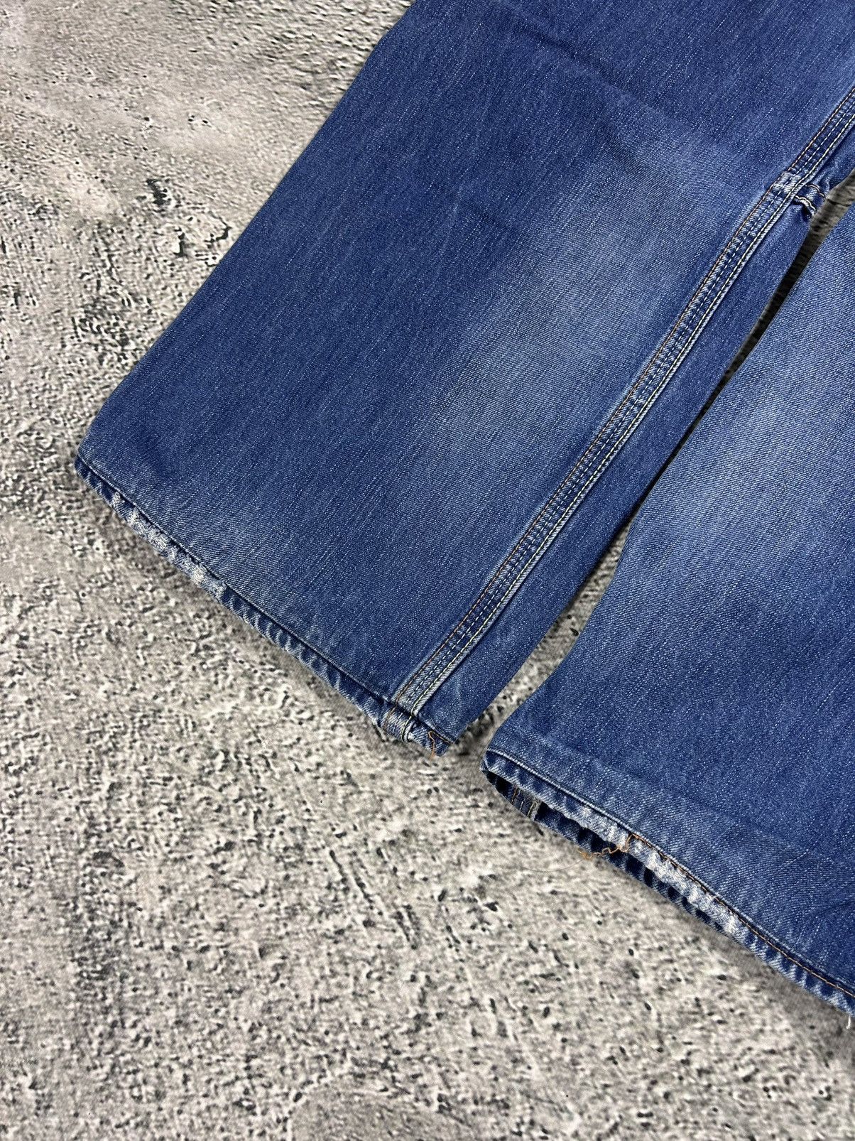 Evisu Evisu EU ED jeans vintage denim pants cargo navy blue Y2K Size US 29 - 5 Thumbnail