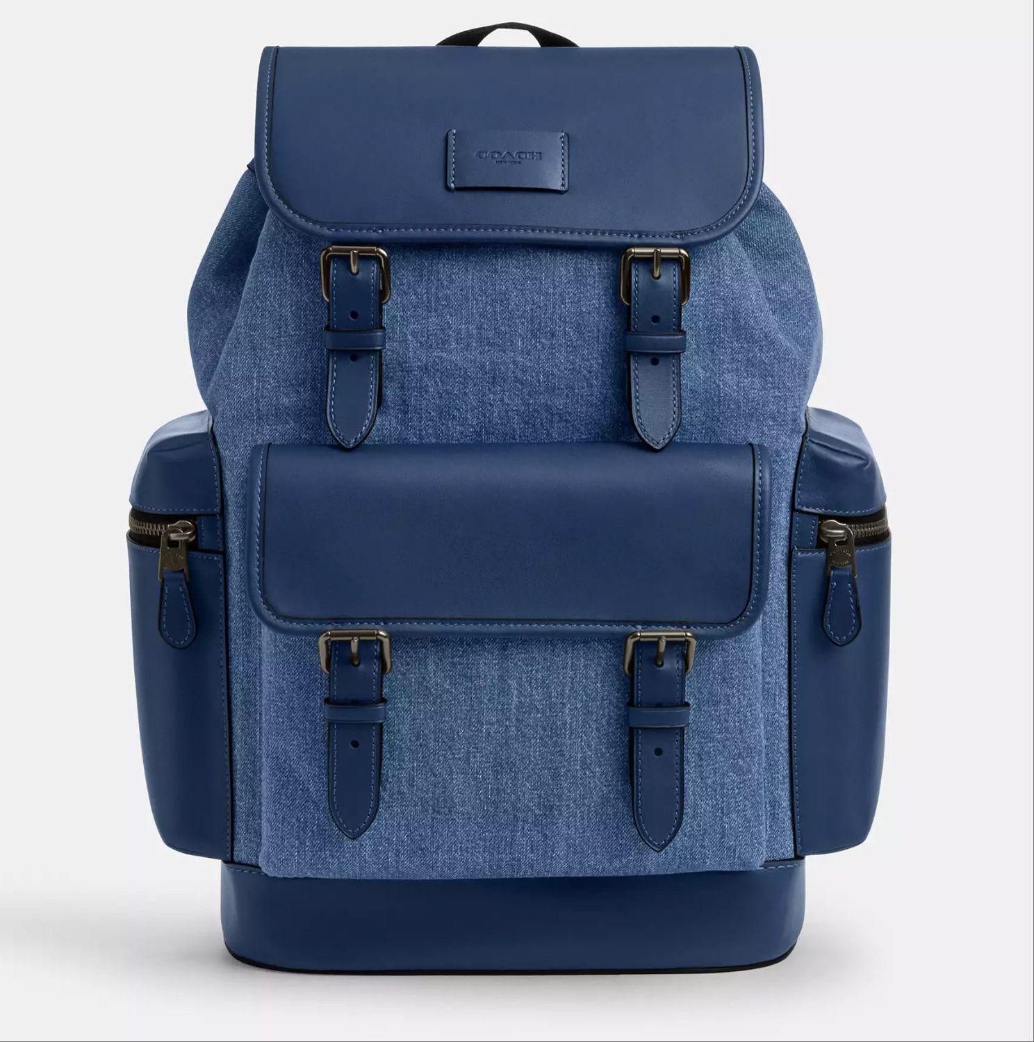 Coach Sprint Backpack CBI76 Denim/Deep Blue Size ONE SIZE - 6 Thumbnail