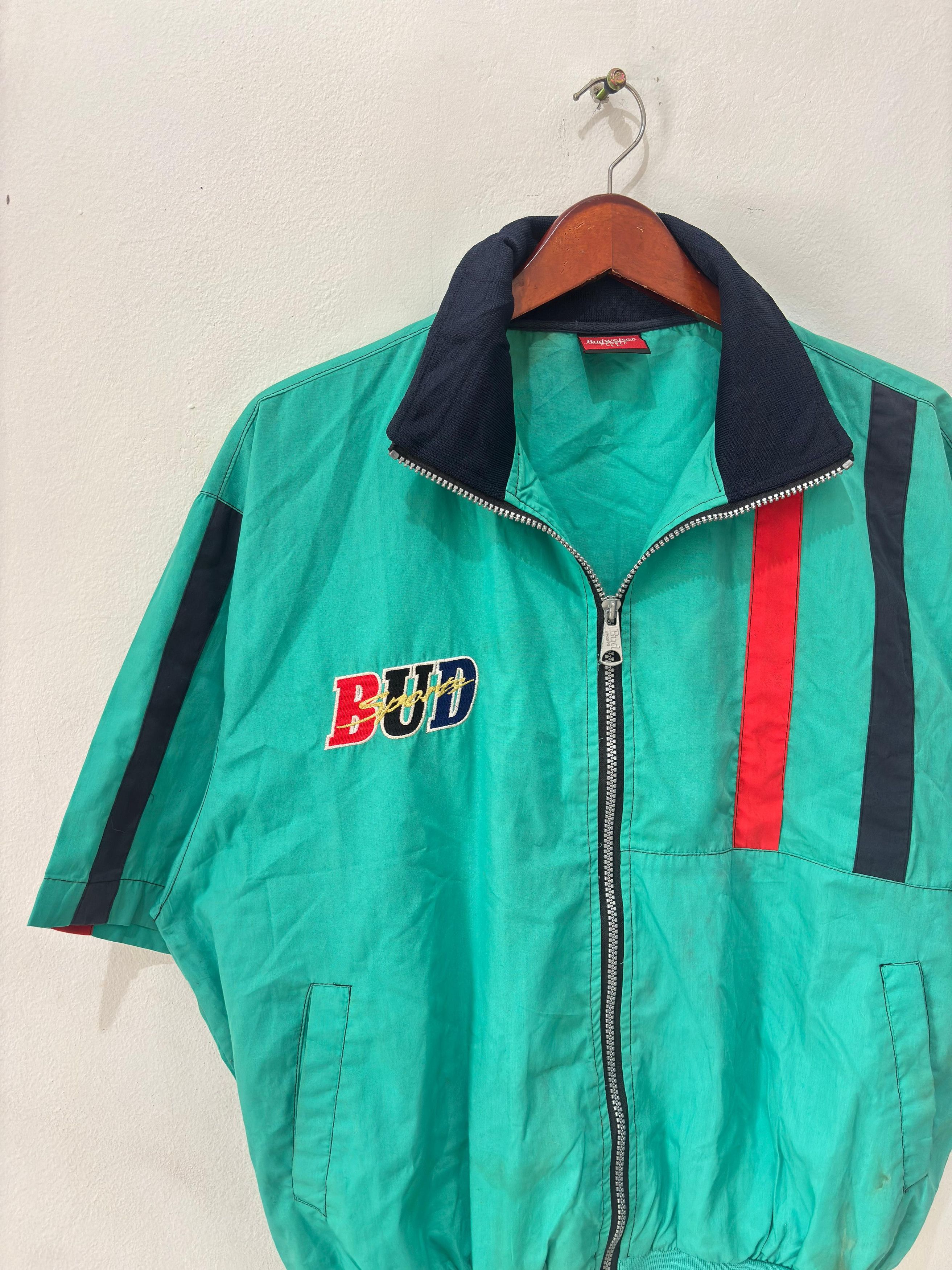 Vintage Very rare vintage 80's budweiser bud sports racing jacket Size US XL / EU 56 / 4 - 3 Thumbnail