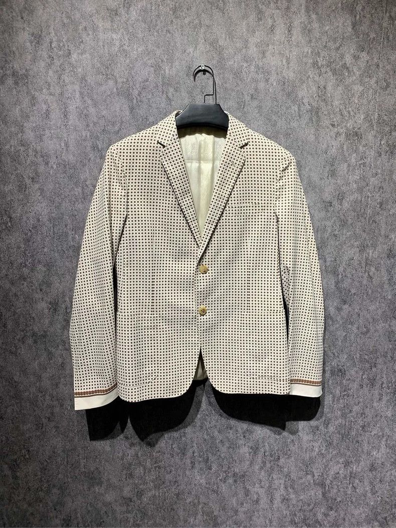 Gucci Gucci Woven linen suit jacket 2501-Nextarrow Size 46R - 1 Thumbnail