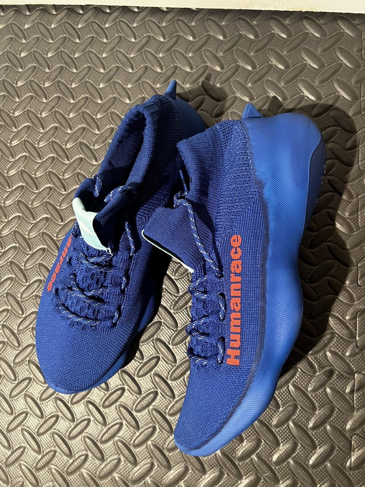 Adidas NEW Adidas size 9.5 Pharrell x Human Race Sichona Blue Size US 9.5 / EU 42-43 - 4 Thumbnail