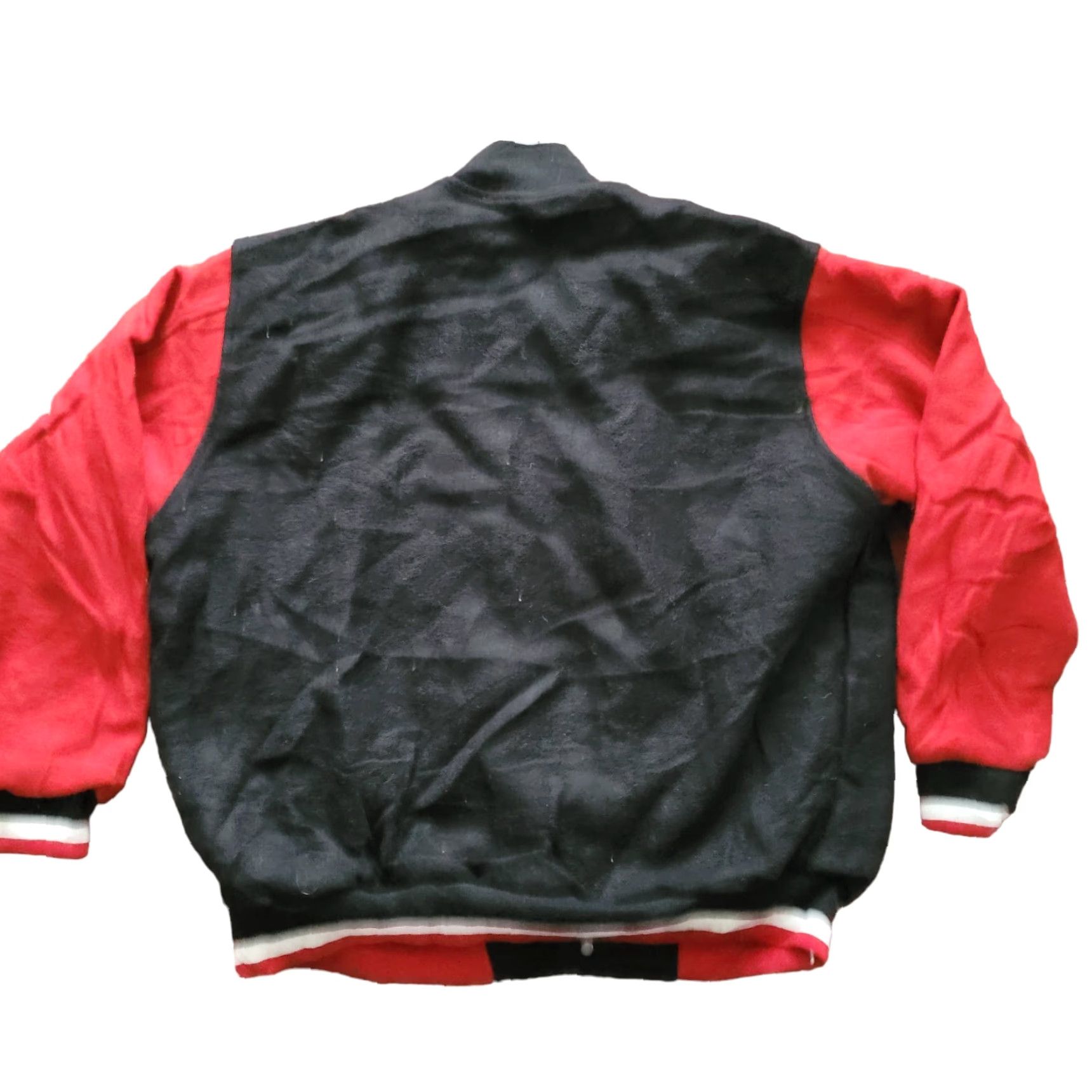 Vintage VINTAGE Coca Cola Auburn Sportswear Fleece Lined Bomber Knit Jacket Wool Mens XL Black Size US XL / EU 56 / 4 - 5 Thumbnail