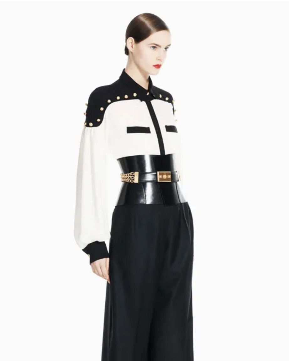 Alexander McQueen FW2011 Alexander McQueen Millitary silk shirt Size XS / US 0-2 / IT 36-38 - 1 Thumbnail