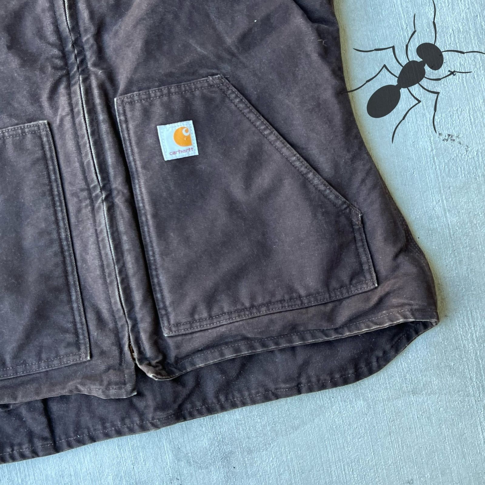 Carhartt × Vintage Carhartt WOMENS V001 DKB brown work wear vest Size US M / EU 48-50 / 2 - 3 Thumbnail