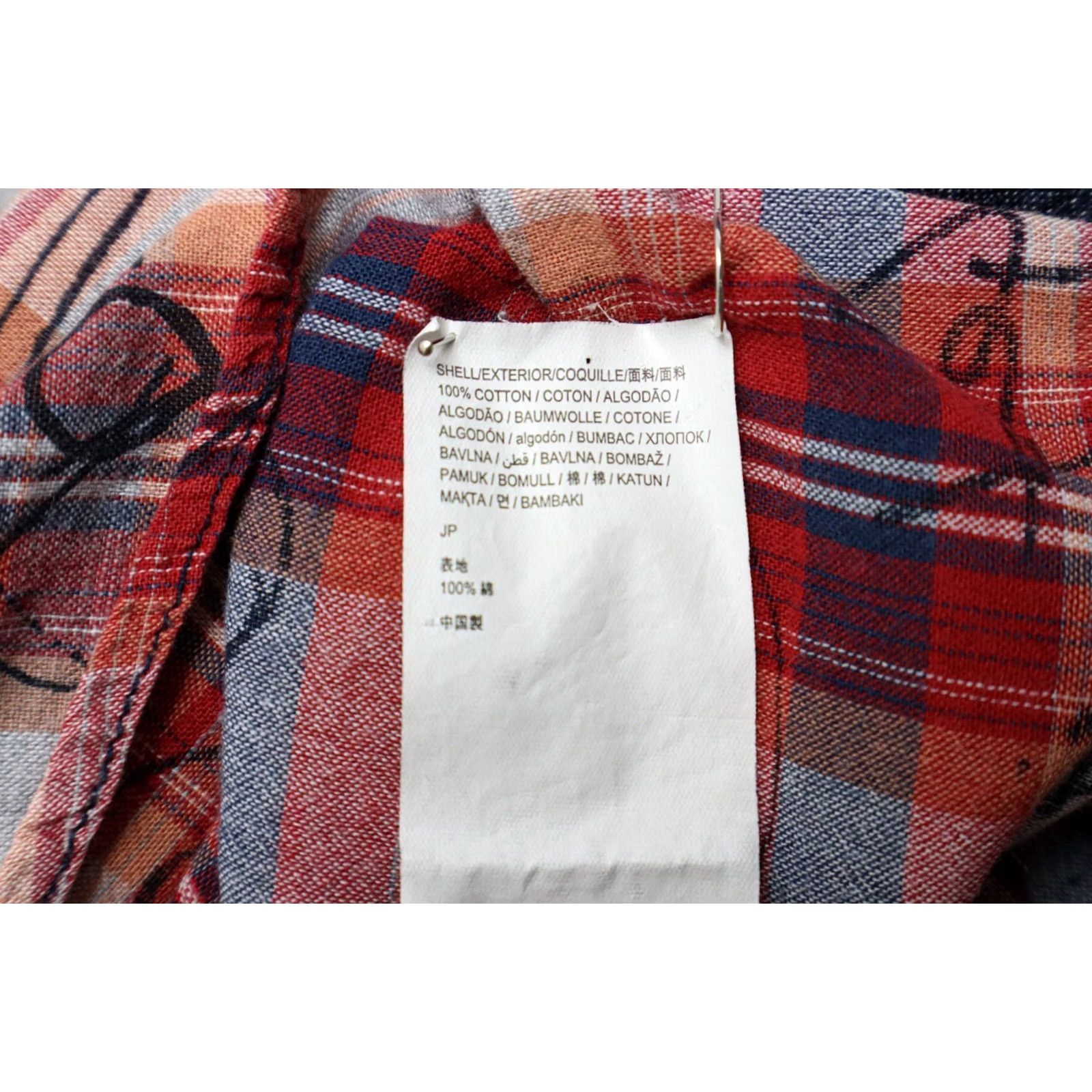 Desigual Desigual Shirt Men's LARGE Multicolor Chest Pocket Graphic Scribble Print Size US L / EU 52-54 / 3 - 7 Thumbnail