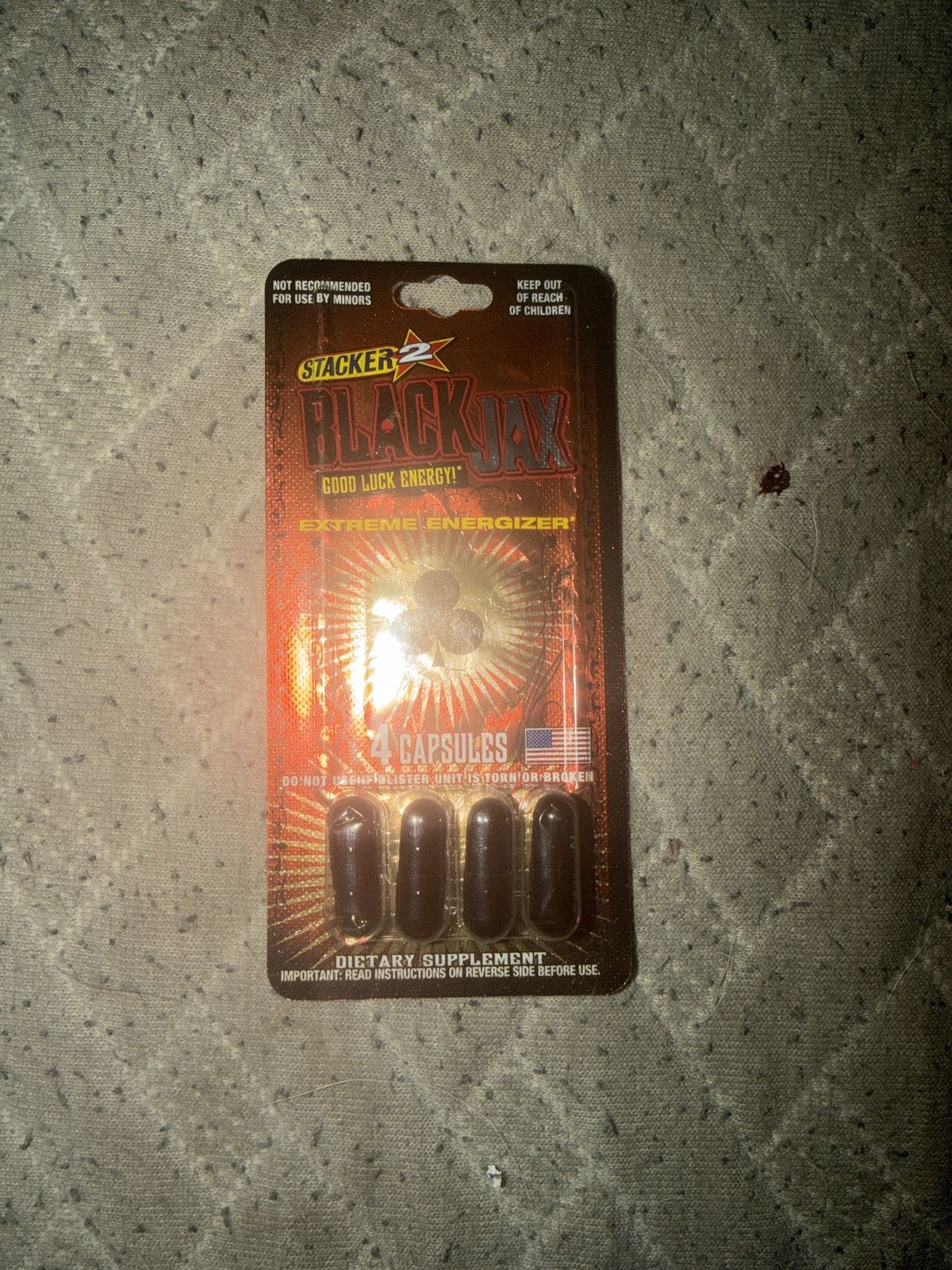 Hypebeast 2019 Stacker 2 Black Jax Extreme Energizer Capsules Size ONE SIZE - 1 Thumbnail