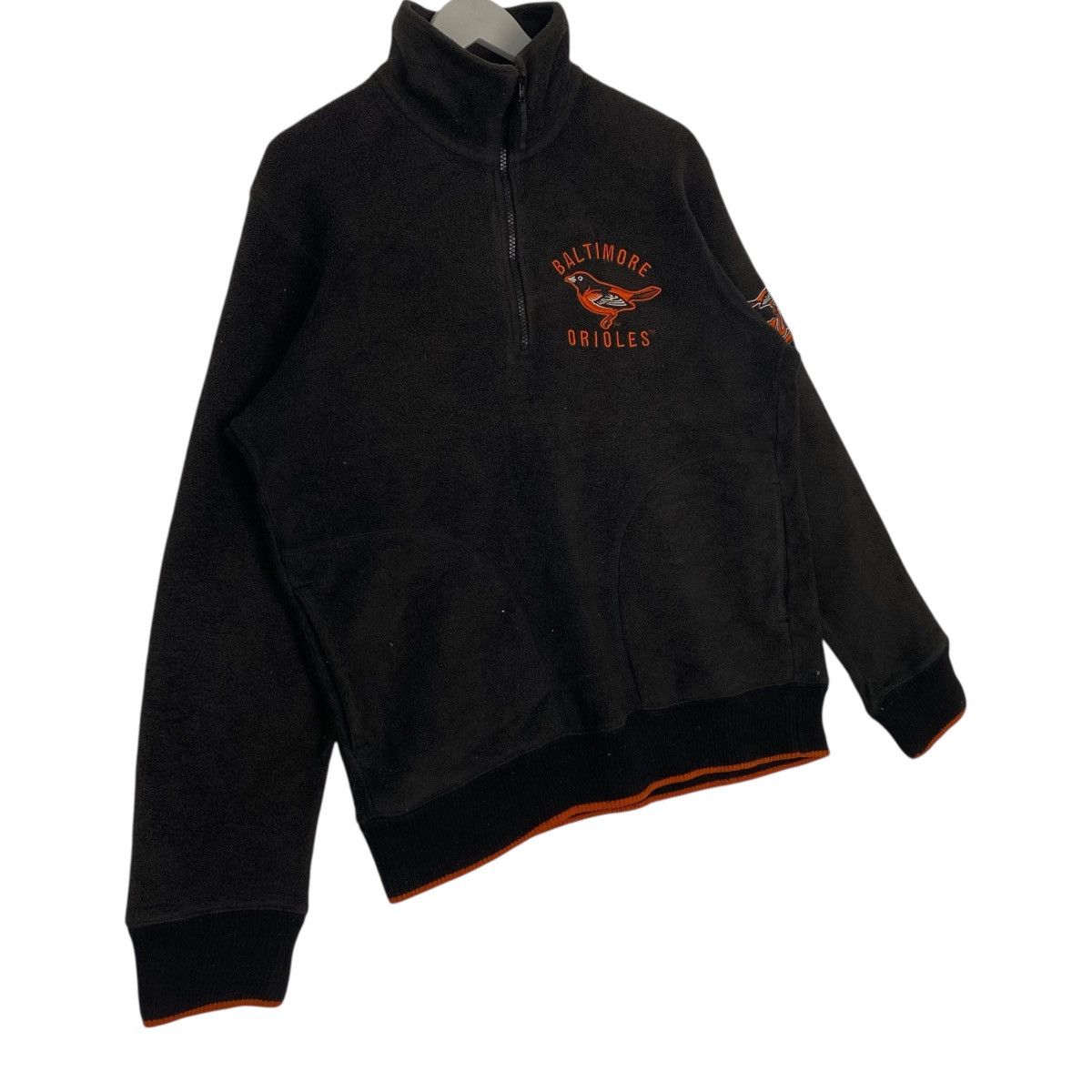 Other Vintage Baltimore Orioles Fleece Quater Zip Black Size L Size US L / EU 52-54 / 3 - 3 Thumbnail