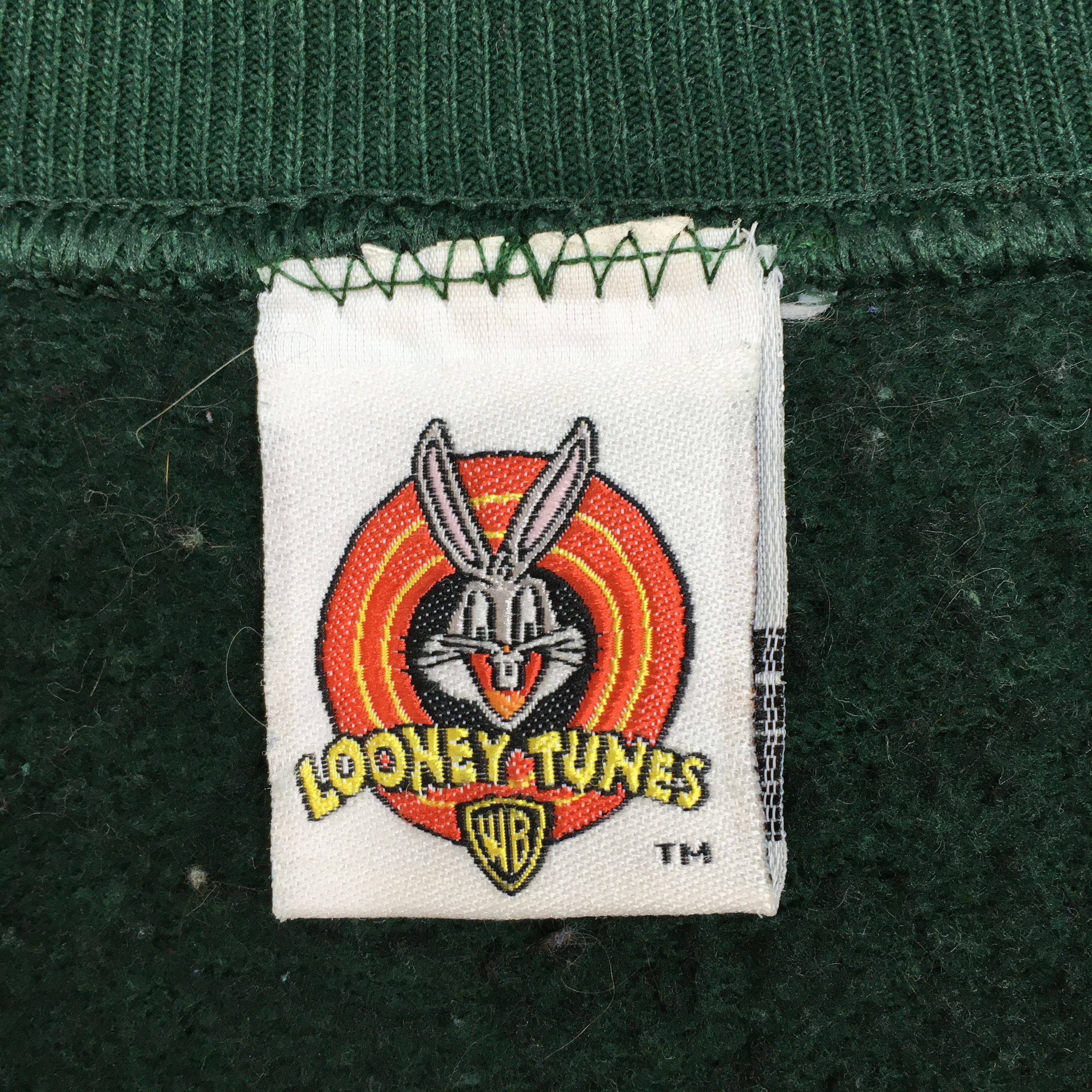 Cartoon Network × Twenty × Vintage Vintage90's Looney Tunes Tweety Bird Green Sweatshirt XLarge Size US XL / EU 56 / 4 - 3 Thumbnail