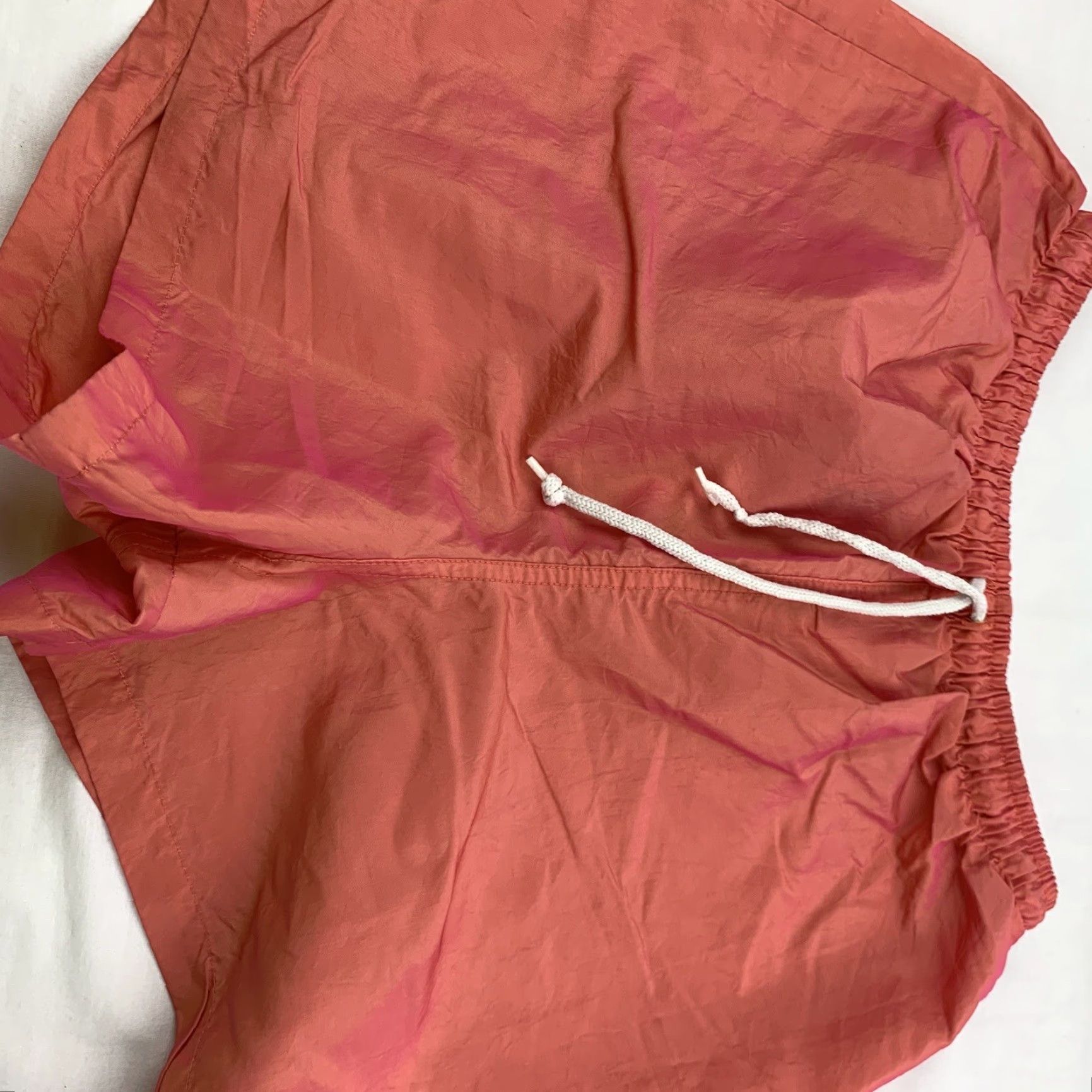 Vintage VINTAGE Xhilaration Shorts Womens Large Orange Pink Reflective Rave 90s Target Size 36" / US 14 / IT 50 - 4 Thumbnail