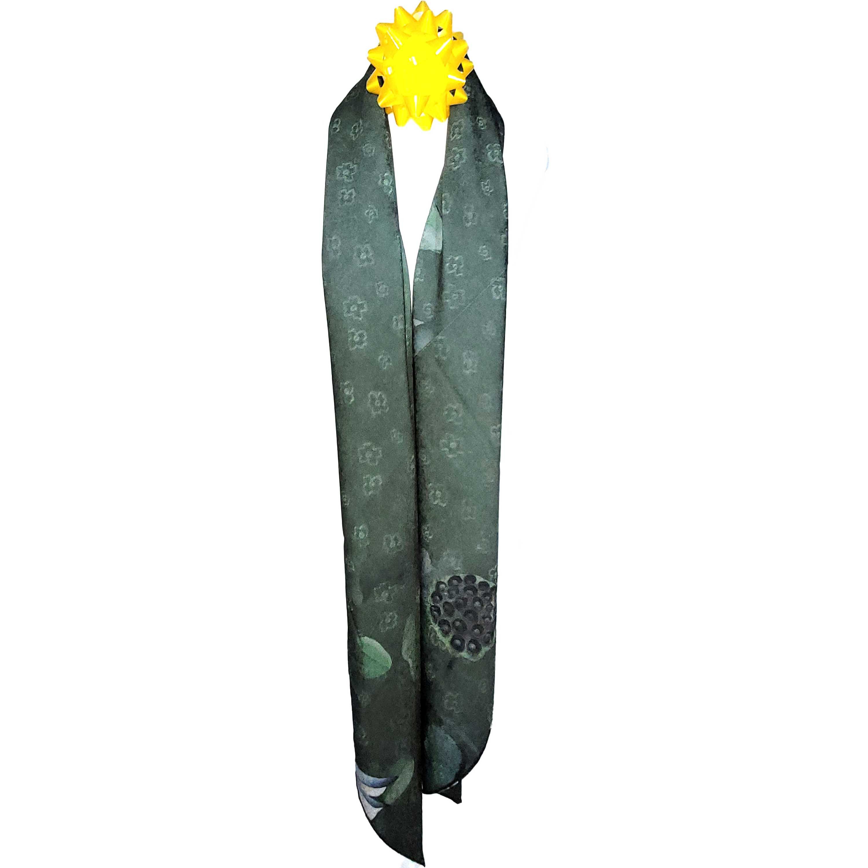 Other NWT Double-Sided Silk Scarf 52"x52" Large Square Wrap 3408 Size ONE SIZE - 9 Thumbnail