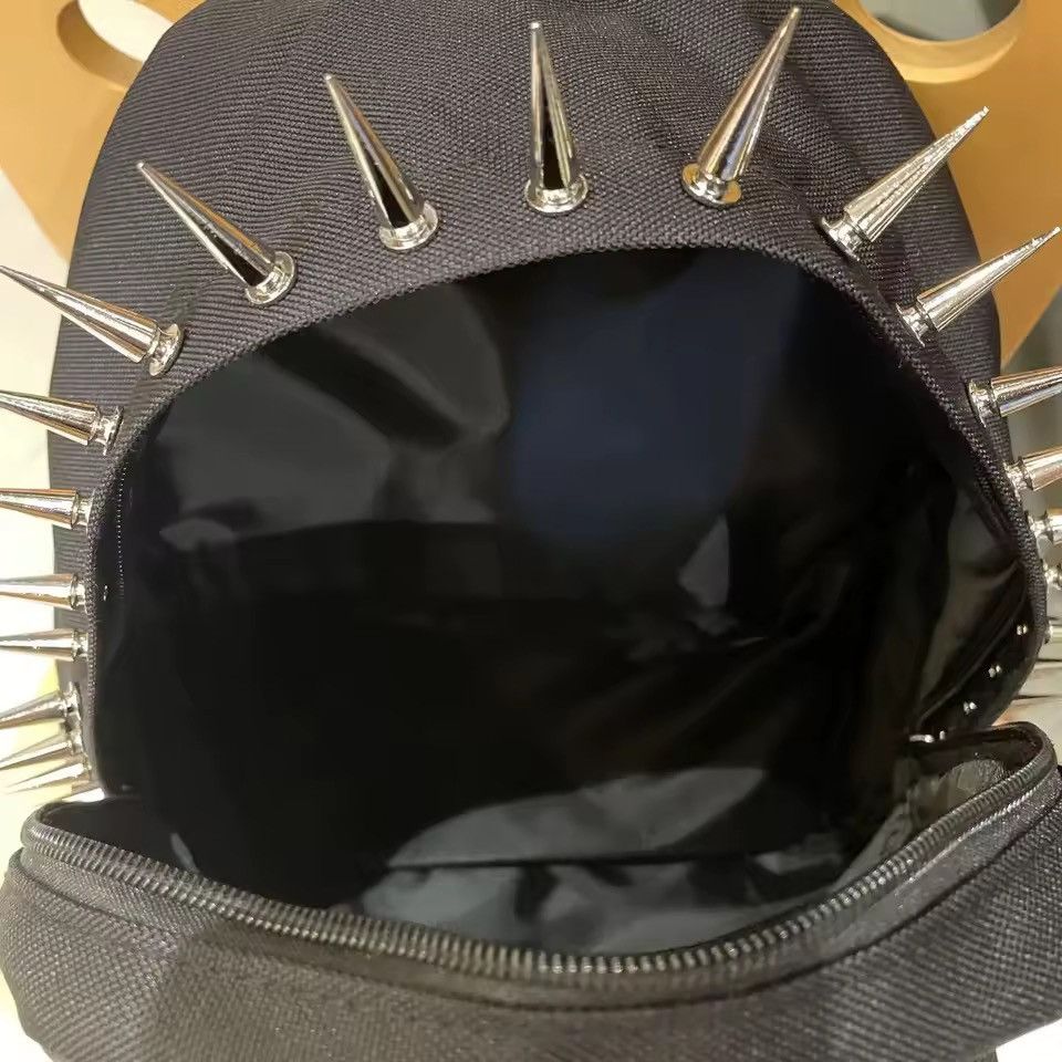 Other Gothic Punk Rivets Skull Capacity Large Backpack Size ONE SIZE - 4 Thumbnail
