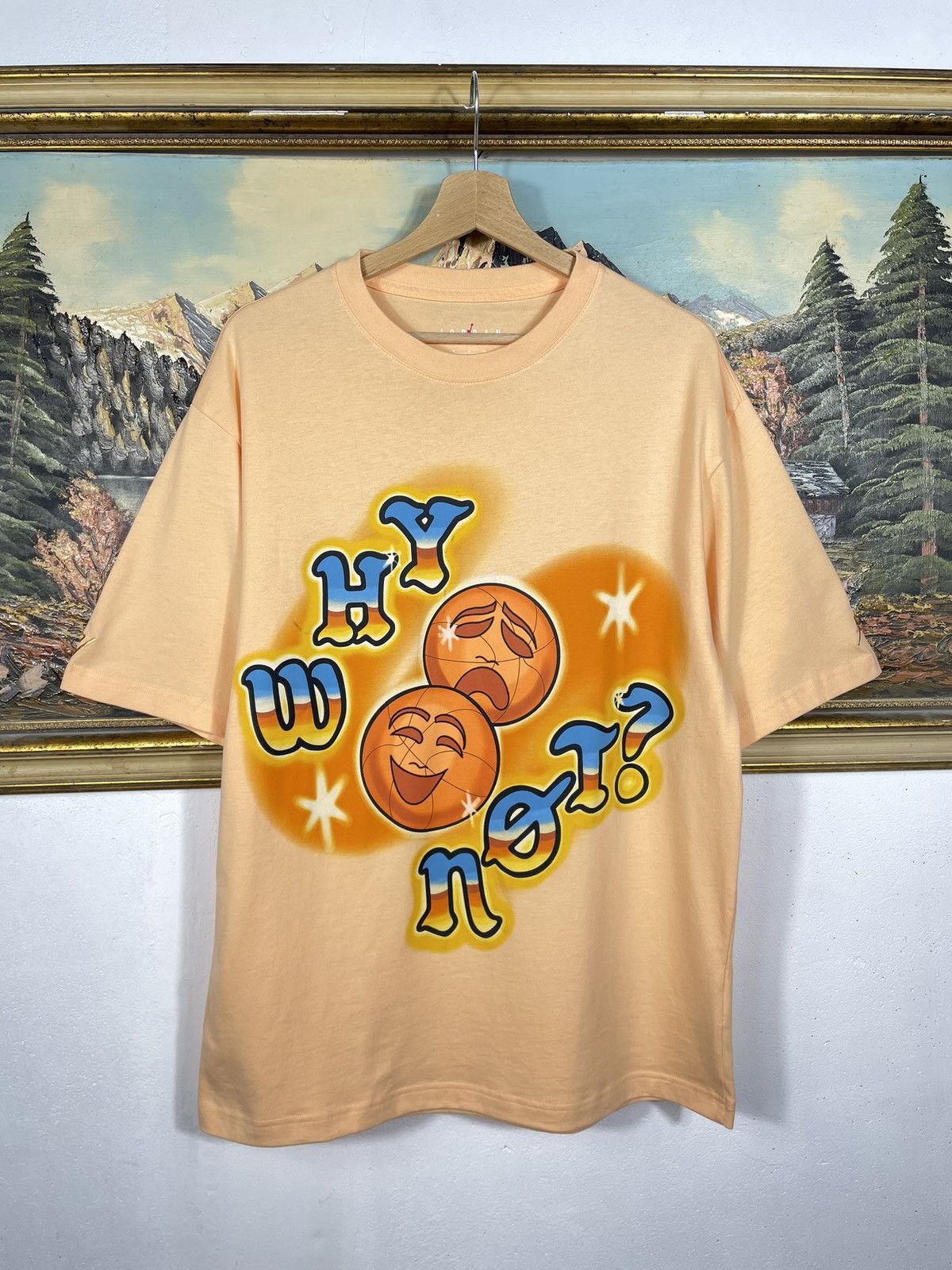 Jordan Brand Air Jordan Orange Tee „Why Not?” Sportswear Streetwear Skate Size US M / EU 48-50 / 2 - 1 Thumbnail