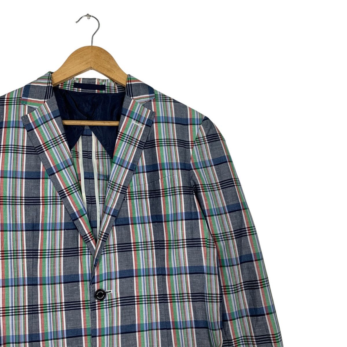 BLACK LABEL Crestbridge Checked Suit Jacket #0943-C42