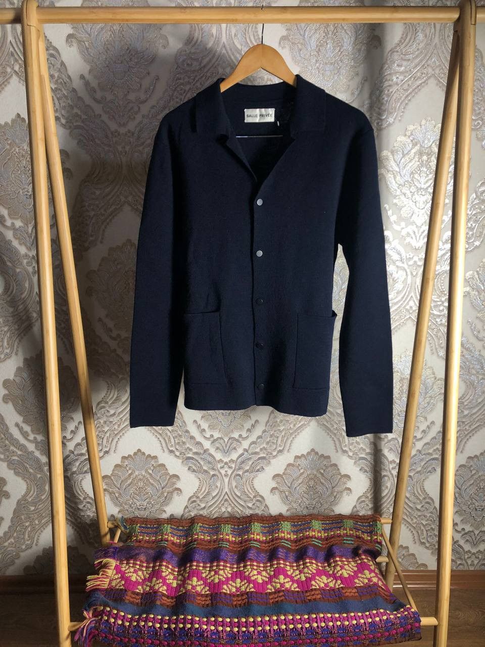 SALLE PRIVEE × Vintage VERY RARE SALLE PRIVEE CARDIGAN SWEATER DESIGNER LUXURY HYPE Size US L / EU 52-54 / 3 - 2 Thumbnail