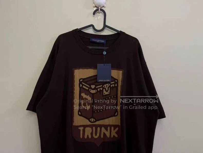 Louis Vuitton Louis Vuitton Trunk Logo Knit T. Size US L / EU 52-54 / 3 - 2 Thumbnail