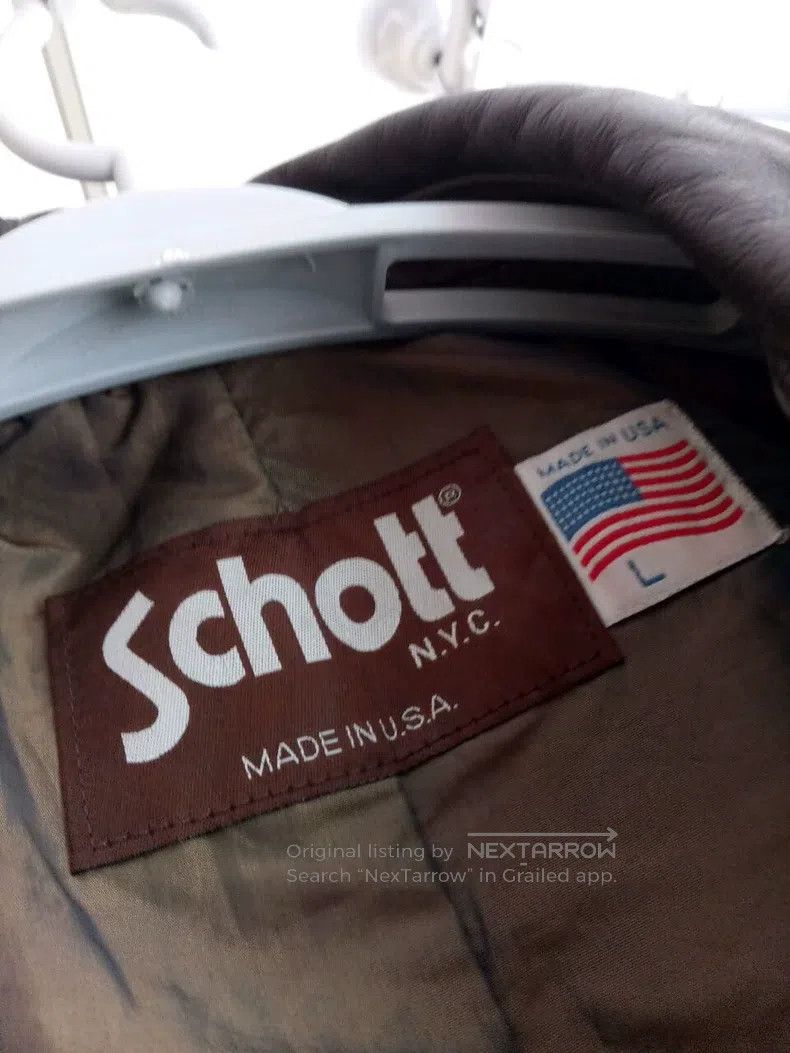 Schott Schott 848 Leather Jacket Size US L / EU 52-54 / 3 - 3 Thumbnail