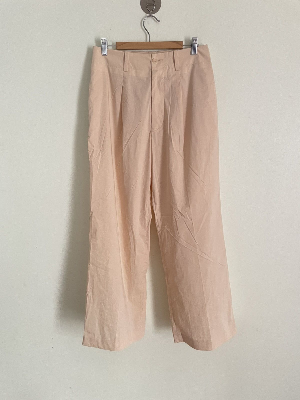Jil Sander × Uniqlo Jil Sander X Uniqlo Wide Leg Loose Straight Pants Size 29" - 1 Thumbnail