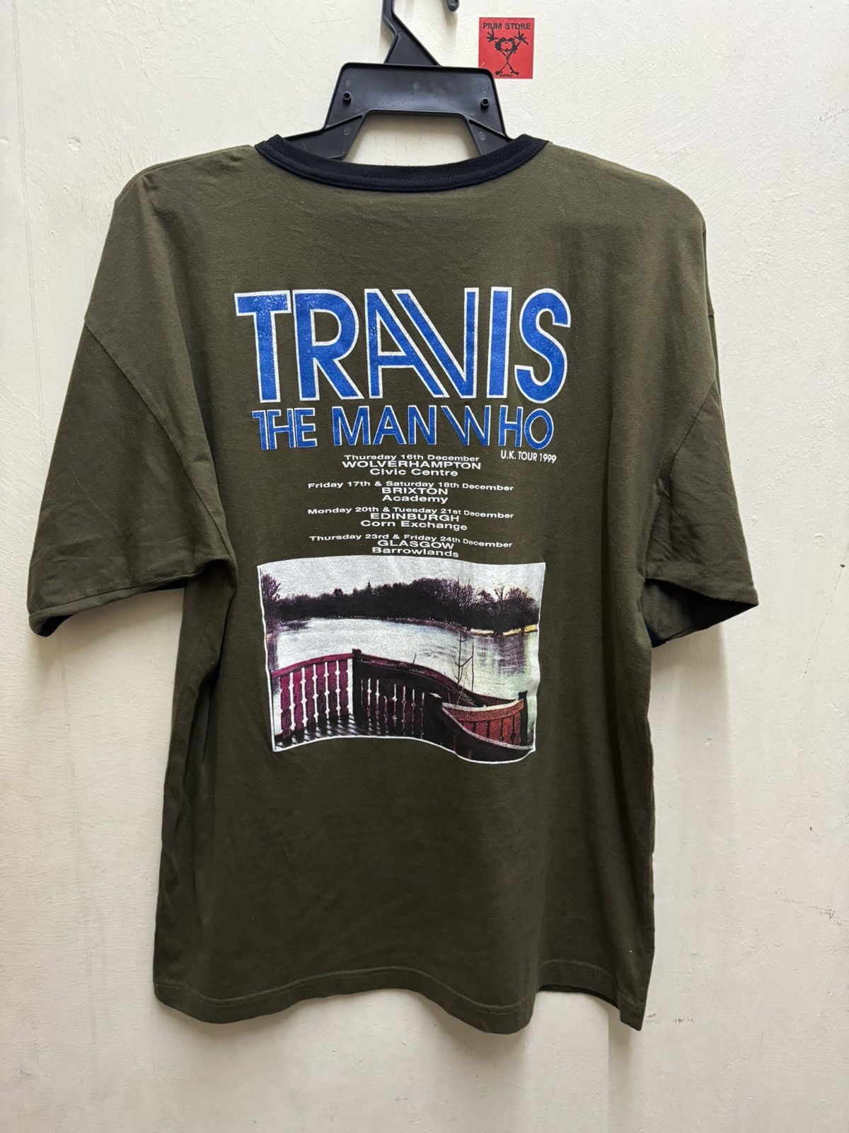 Band Tees × Vintage Vintage Travis Size US L / EU 52-54 / 3 - 3 Thumbnail