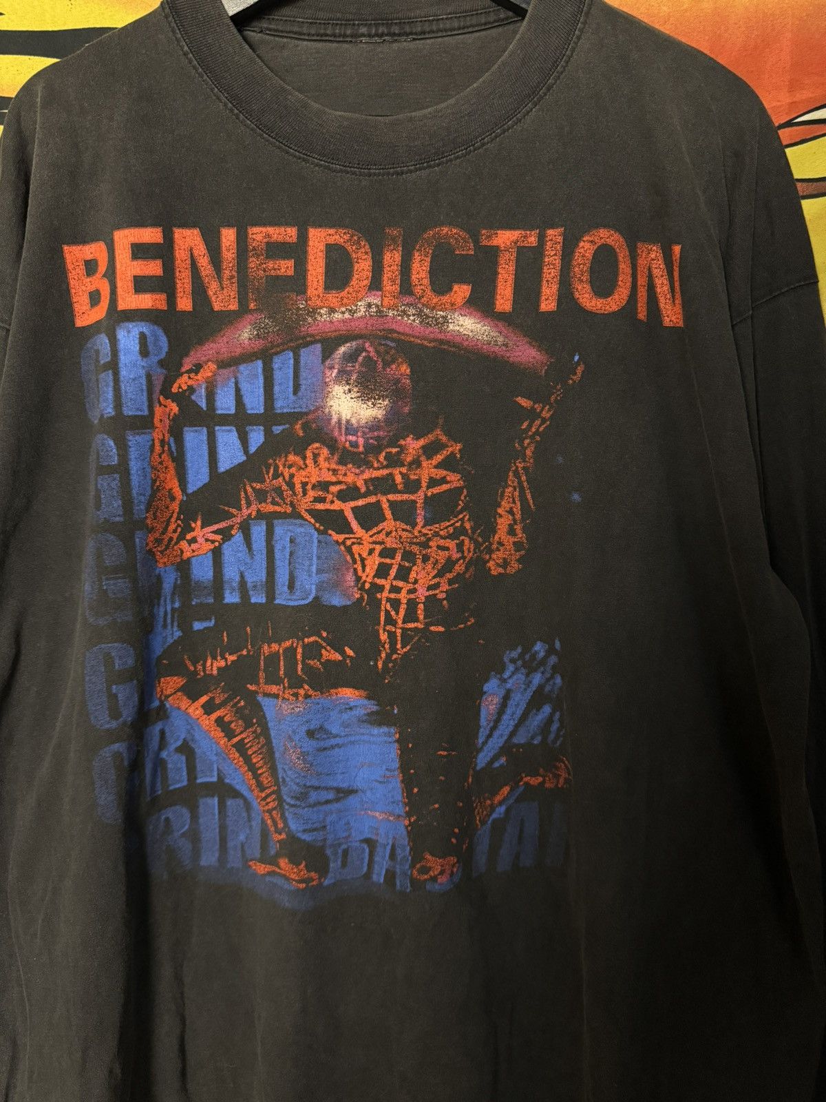 Band Tees × Vintage VINTAGE BENEDICTION GRIND BASTARD 1998 Size US XL / EU 56 / 4 - 2 Thumbnail