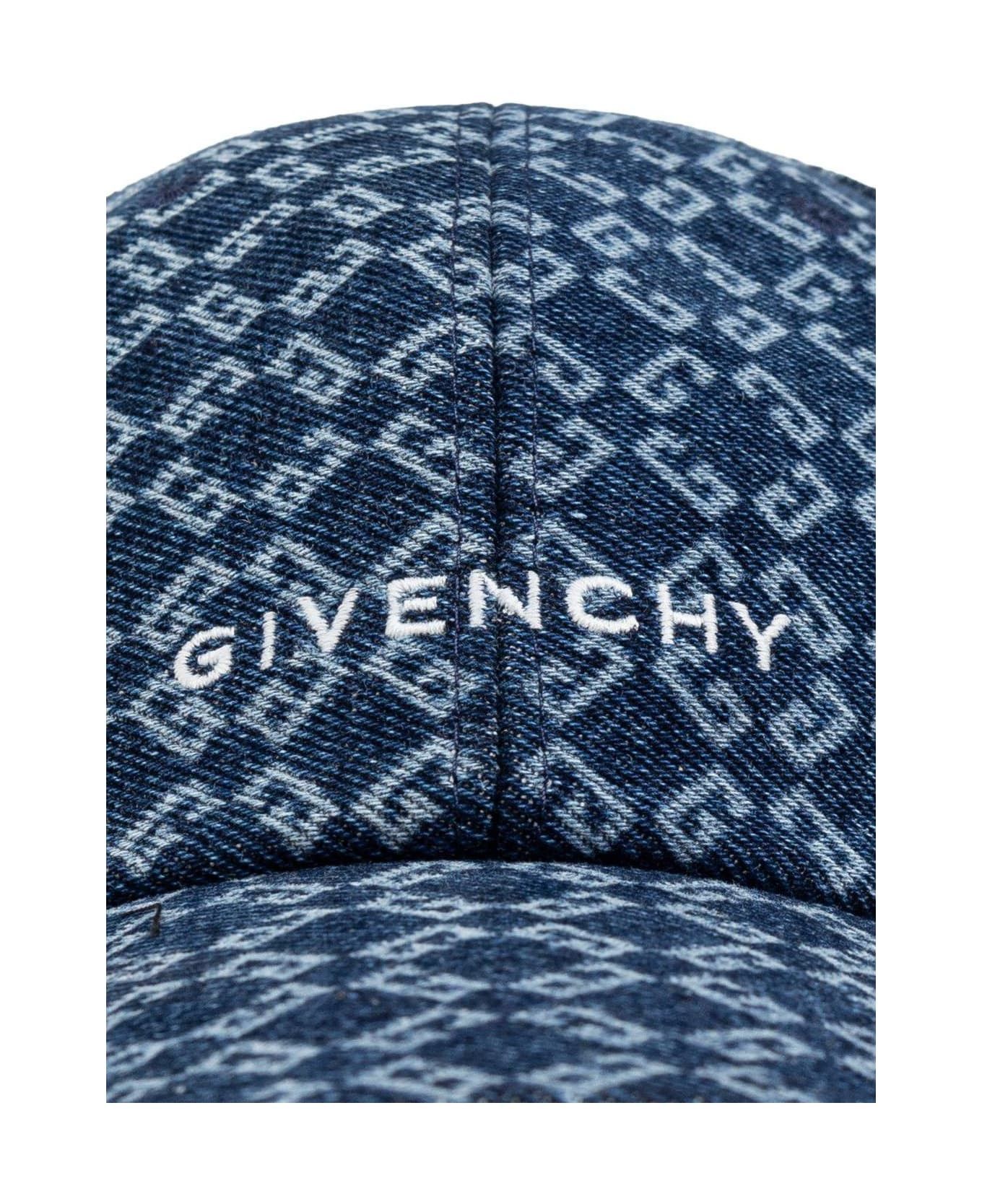 Givenchy o1n1vont0326 Size:OS/Embroidered Baseball Cap in Nevy Blue Size ONE SIZE - 2 Thumbnail