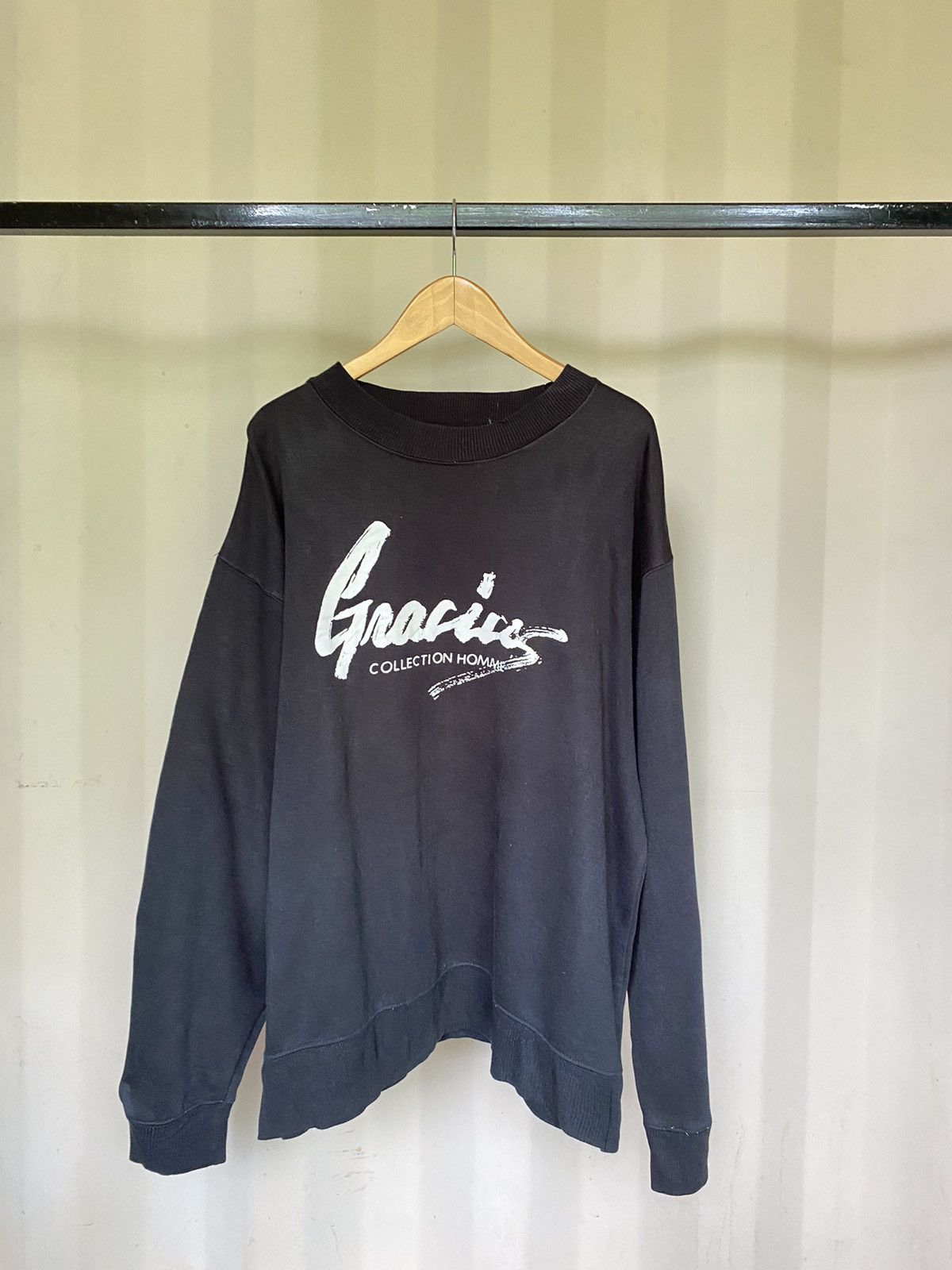 Vintage Locoisland vintage black sweater Size US XL / EU 56 / 4 - 13 Thumbnail