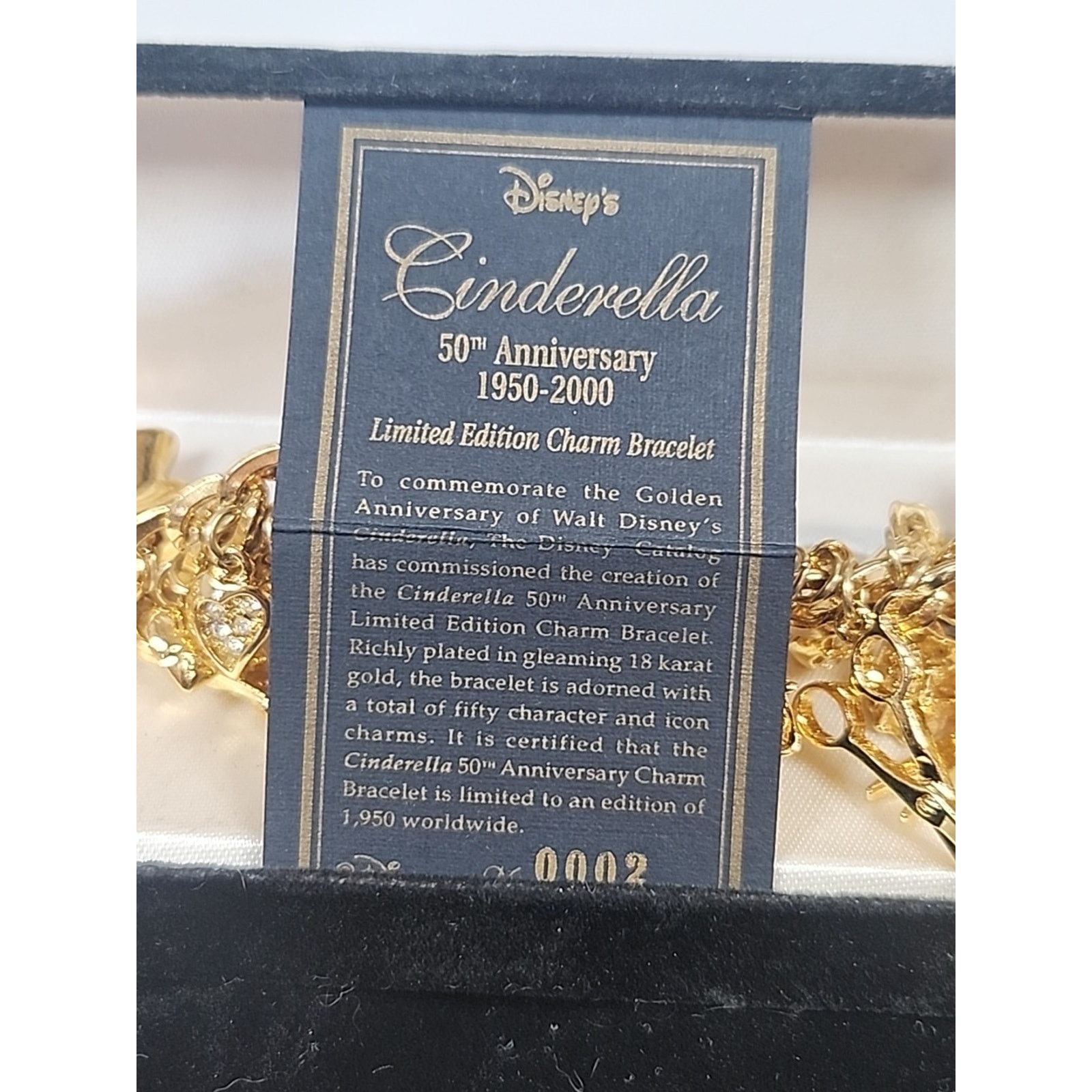 Disney Disney 50th Cinderella limited edi charm bracelet 2 OF 1950 Size ONE SIZE - 5 Thumbnail