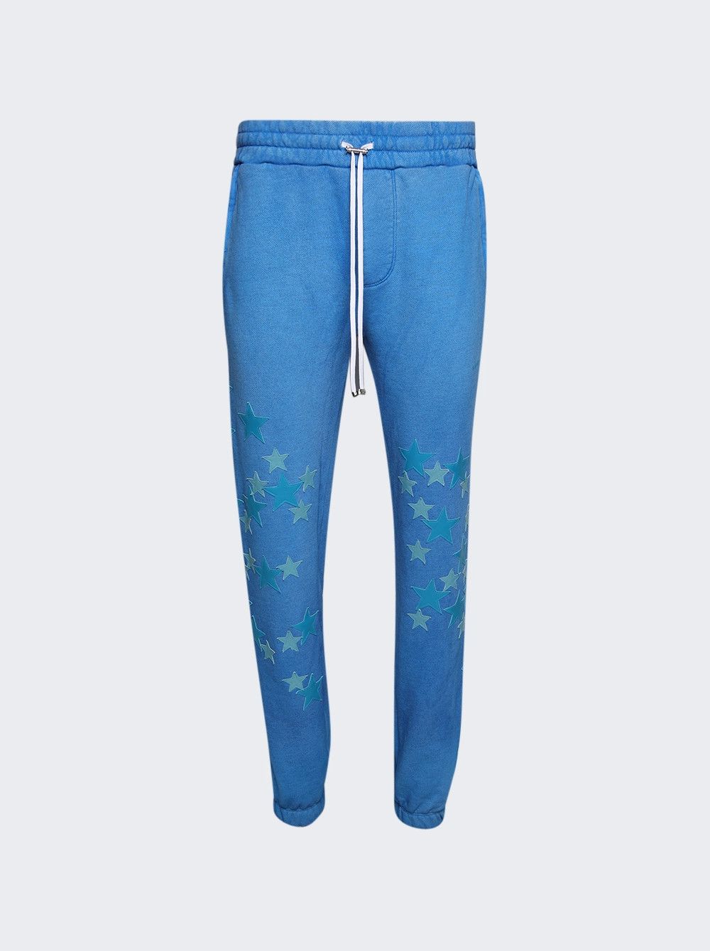 Amiri o1mle0326 Pigment Spray Star Sweatpants & Joggers in Blue Size US 38 / EU 54 - 1 Thumbnail