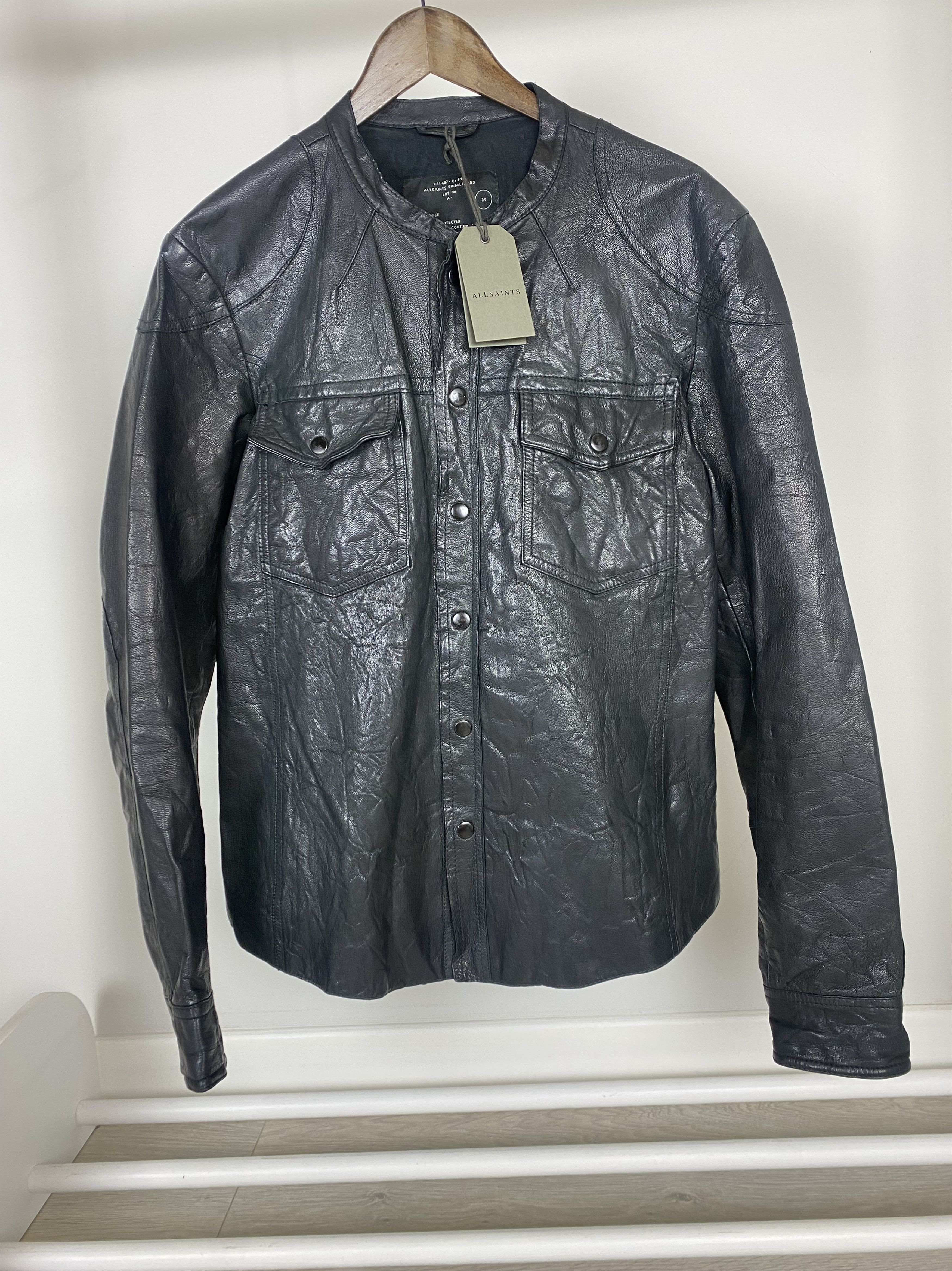 Allsaints Allsaints Leather Jacket Shirt Size US M / EU 48-50 / 2 - 1 Thumbnail