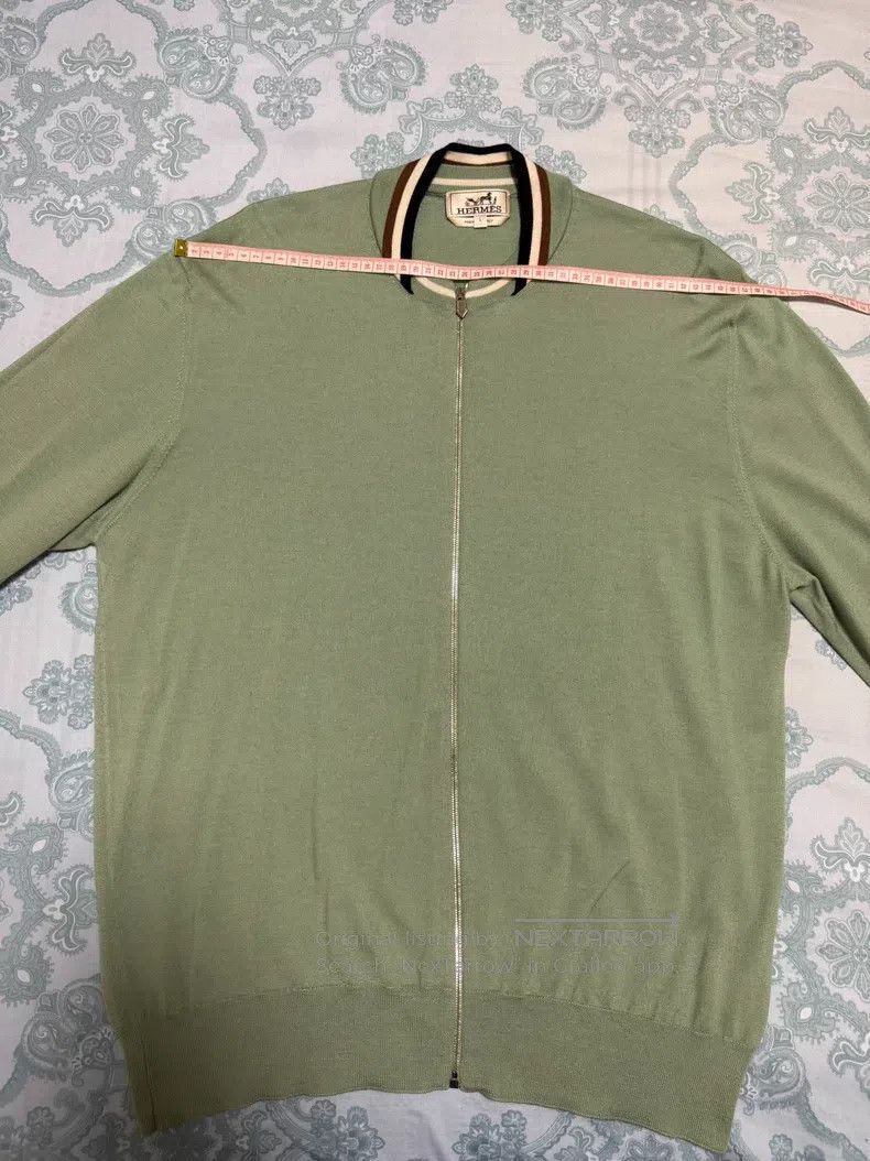 Hermes Hermes Cashmere sweater coat, 80% cashmere + 20% mulberry Size US L / EU 52-54 / 3 - 3 Thumbnail