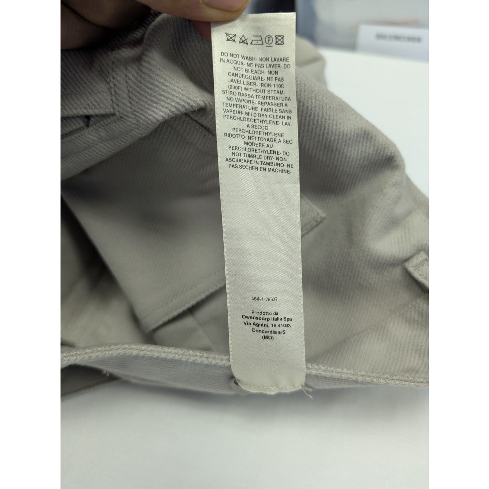 Rick Owens o1rshd1 Double Cargo Pants in Pearl Size US 31 - 13 Thumbnail