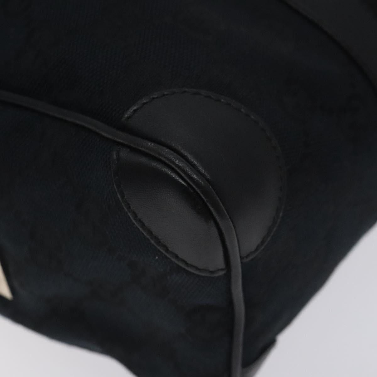 Gucci GUCCI GG Canvas Sherry Line Hand Bag Black Silver 000 0851 Size ONE SIZE - 11 Thumbnail