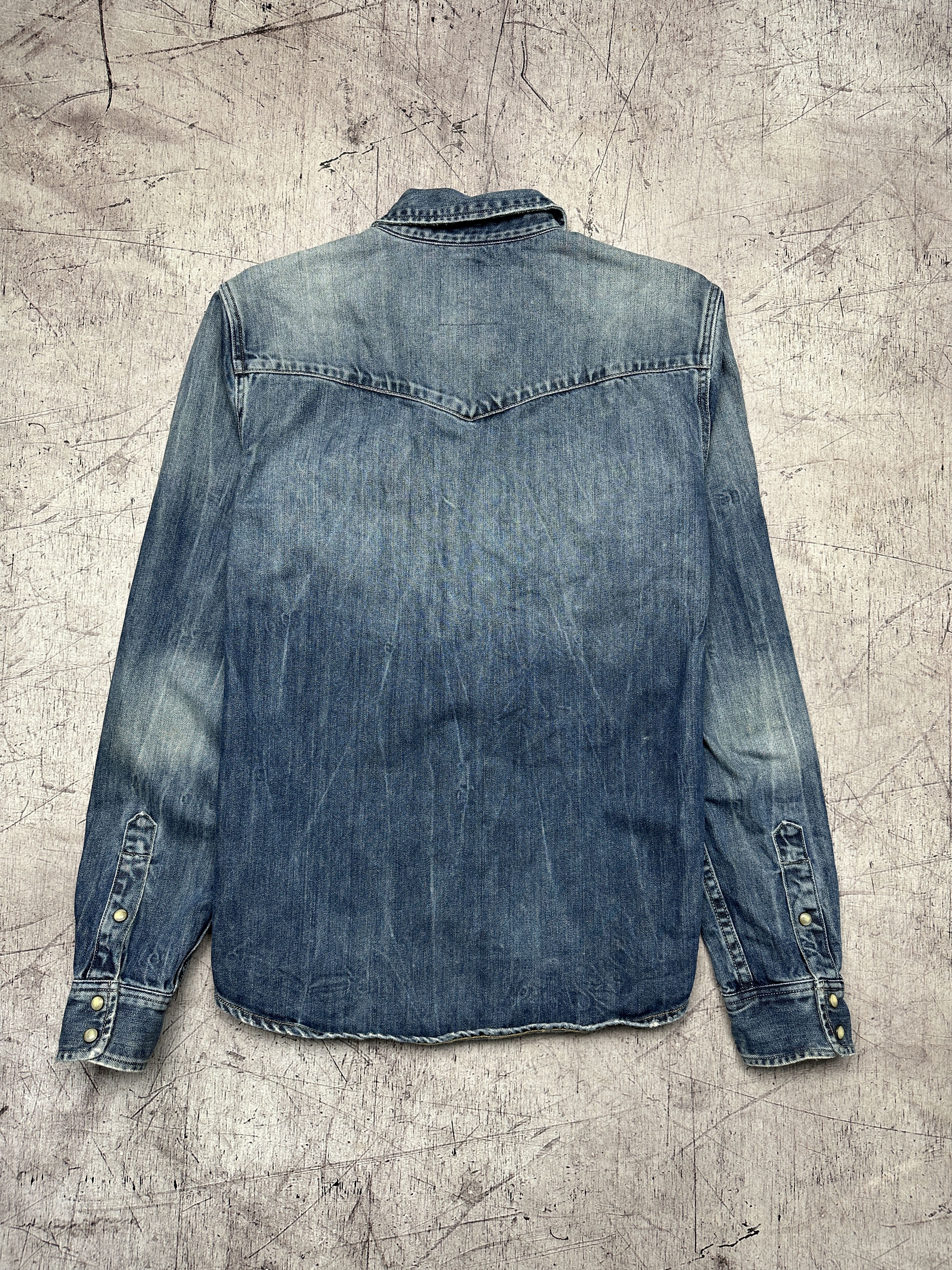 Allsaints Allsaints Mens Denim Lou Shirt Size US M / EU 48-50 / 2 - 6 Thumbnail