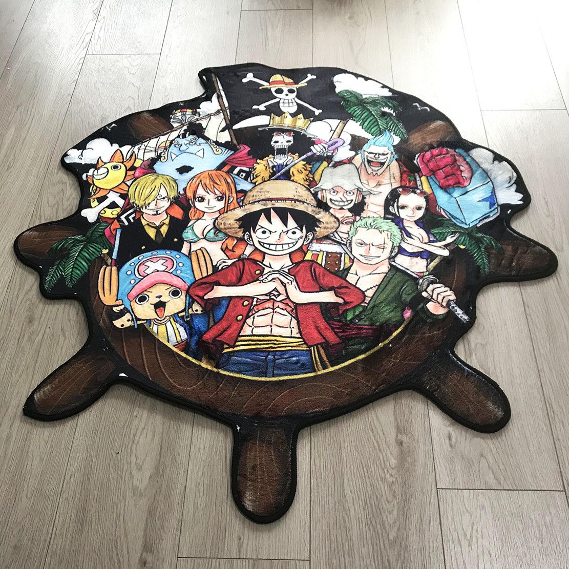 Japanese Brand × Vintage Custom Rug Design One Piece Rudder Design Anime Size ONE SIZE - 1 Thumbnail