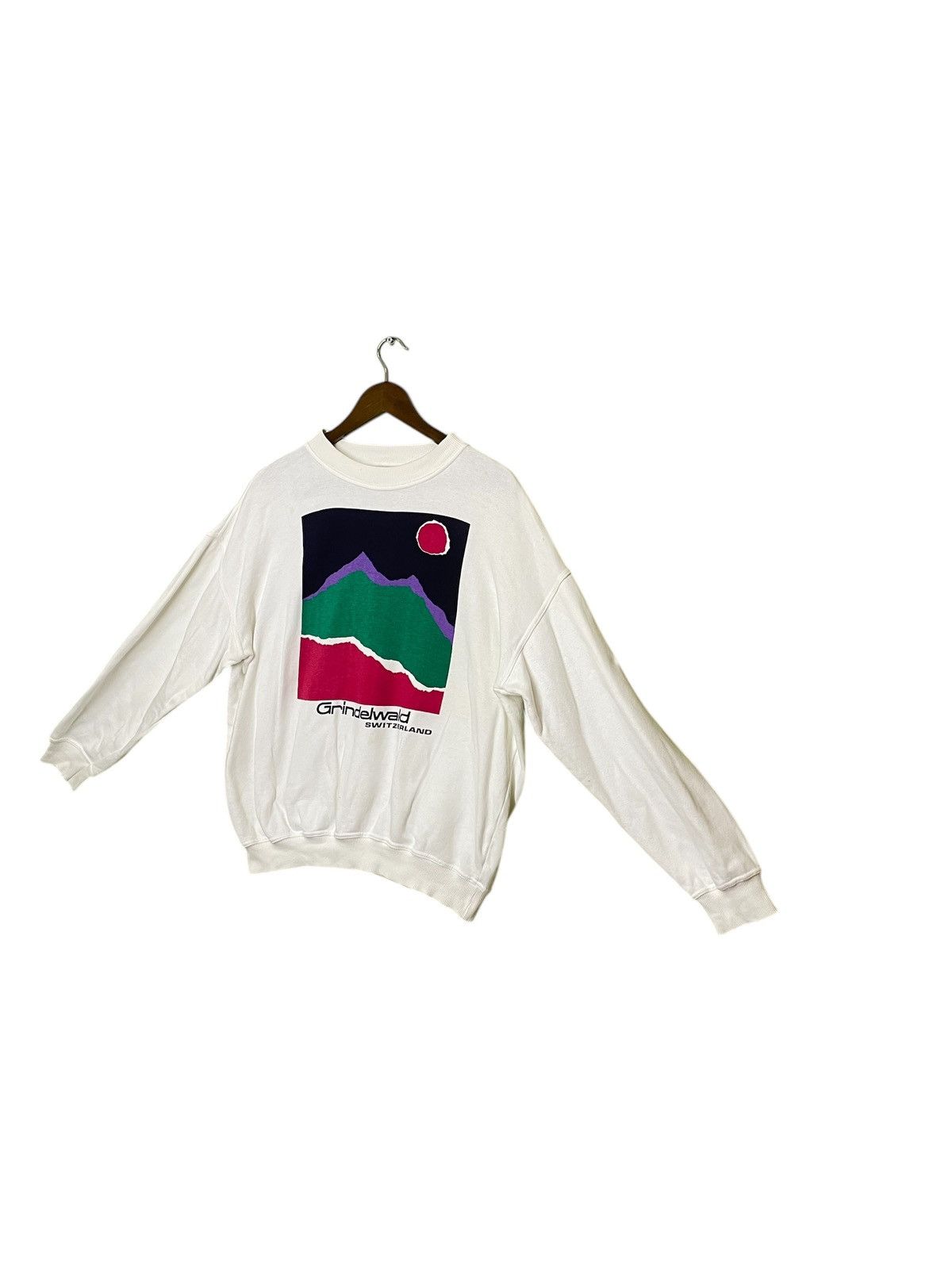 Other GRINDELWALD SWITZERLAND big logo printed crewneck sweatshirt Size US L / EU 52-54 / 3 - 2 Thumbnail