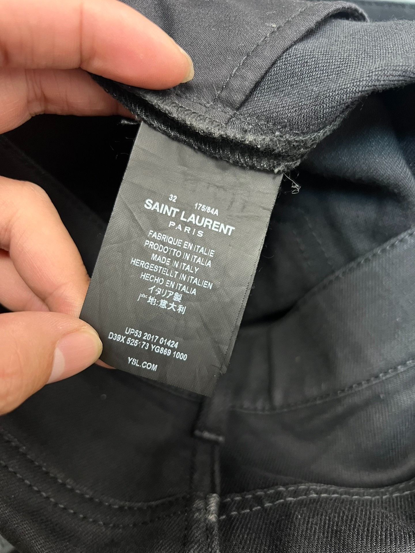 Saint Laurent Paris Saint laurent Black basic jeans 2501-Nextarrow Size US 32 / EU 48 - 4 Thumbnail