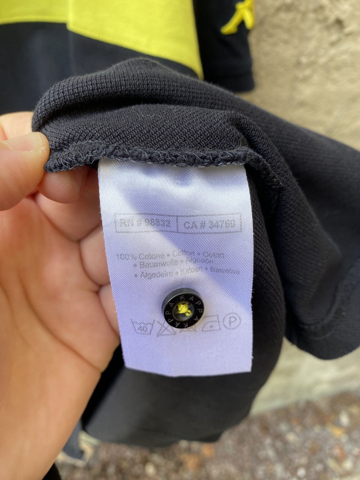 Kappa Borussia Dortmund Kappa Polo Shirt Jersey PSG Milan Real Size US XXL / EU 58 / 5 - 6 Thumbnail