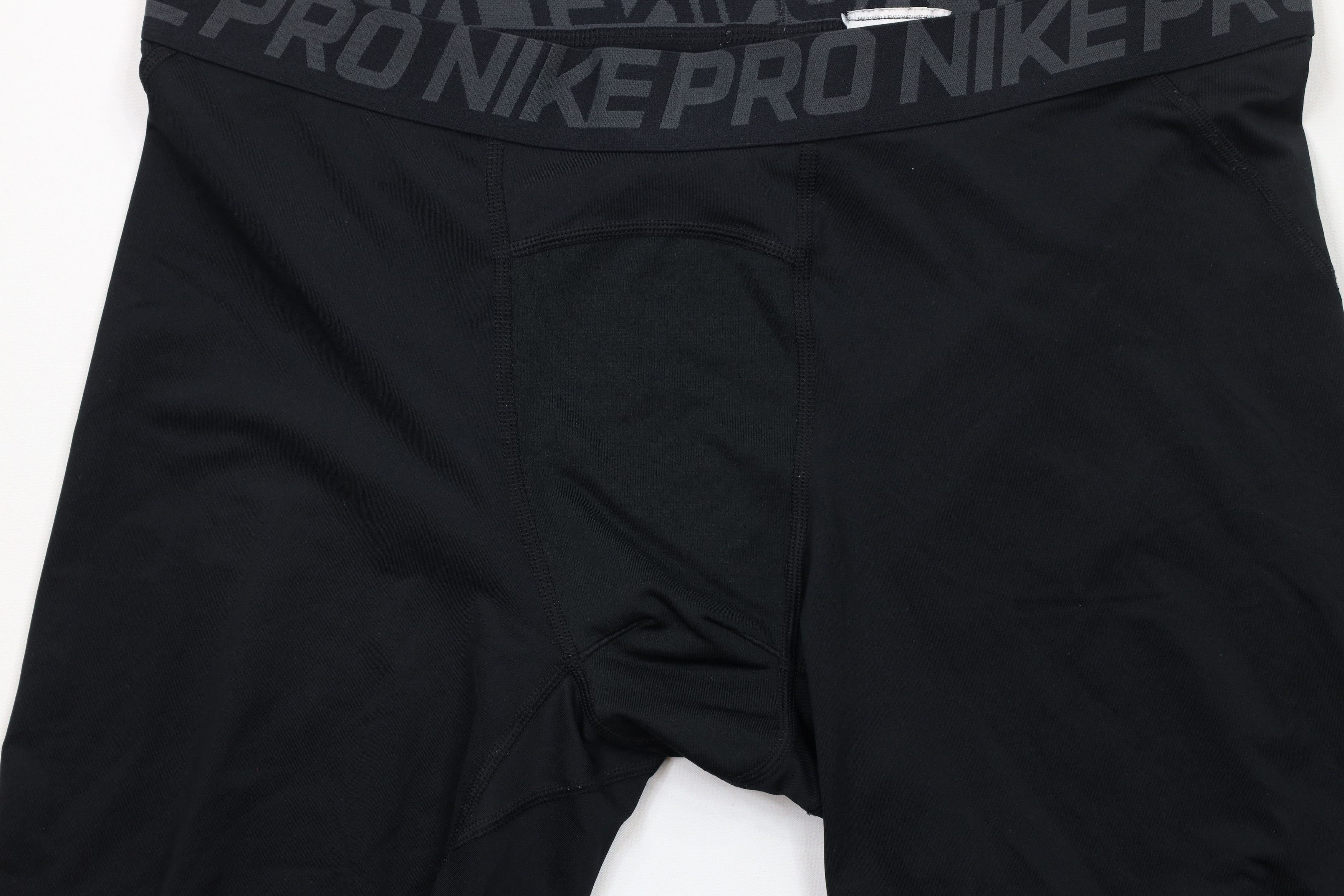 Nike × Vintage Nike Pro Training Gym Running Half Tights Shorts Black Size US 42 / EU 58 - 3 Thumbnail
