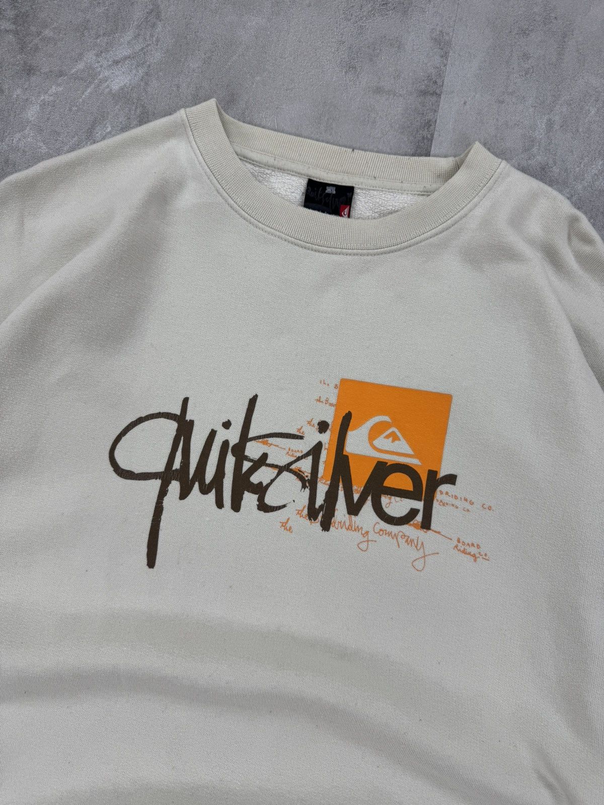 Quiksilver × Vintage QUIKSILVER Vintage 2000s Sweatshirt long sleeve big logo Size US XL / EU 56 / 4 - 2 Thumbnail