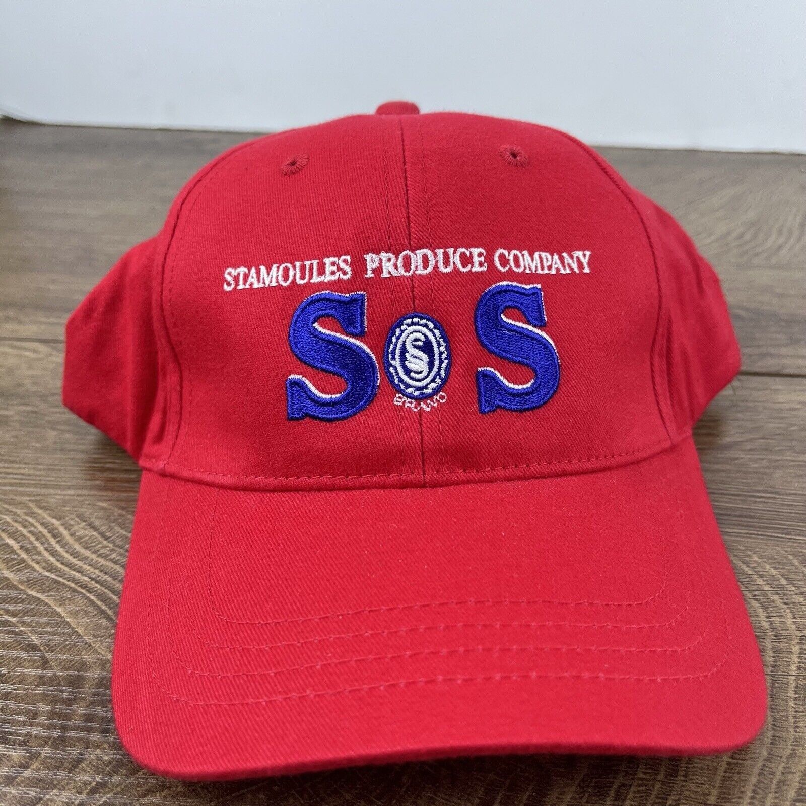 Other Stomoules Produce Hat SOS Hat Red Cap Hat Adjustable Hat Red Size ONE SIZE - 4 Thumbnail