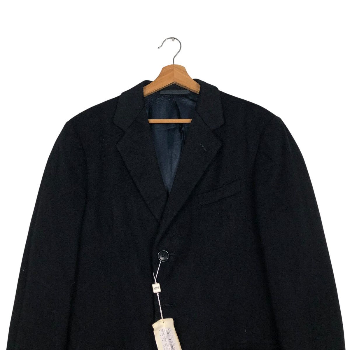 Armani Collezioni 🔥VINTAGE WOOL LONG JACKET ARMANI COLLEZIONI MADE IN ITALY Size US M / EU 48-50 / 2 - 5 Thumbnail