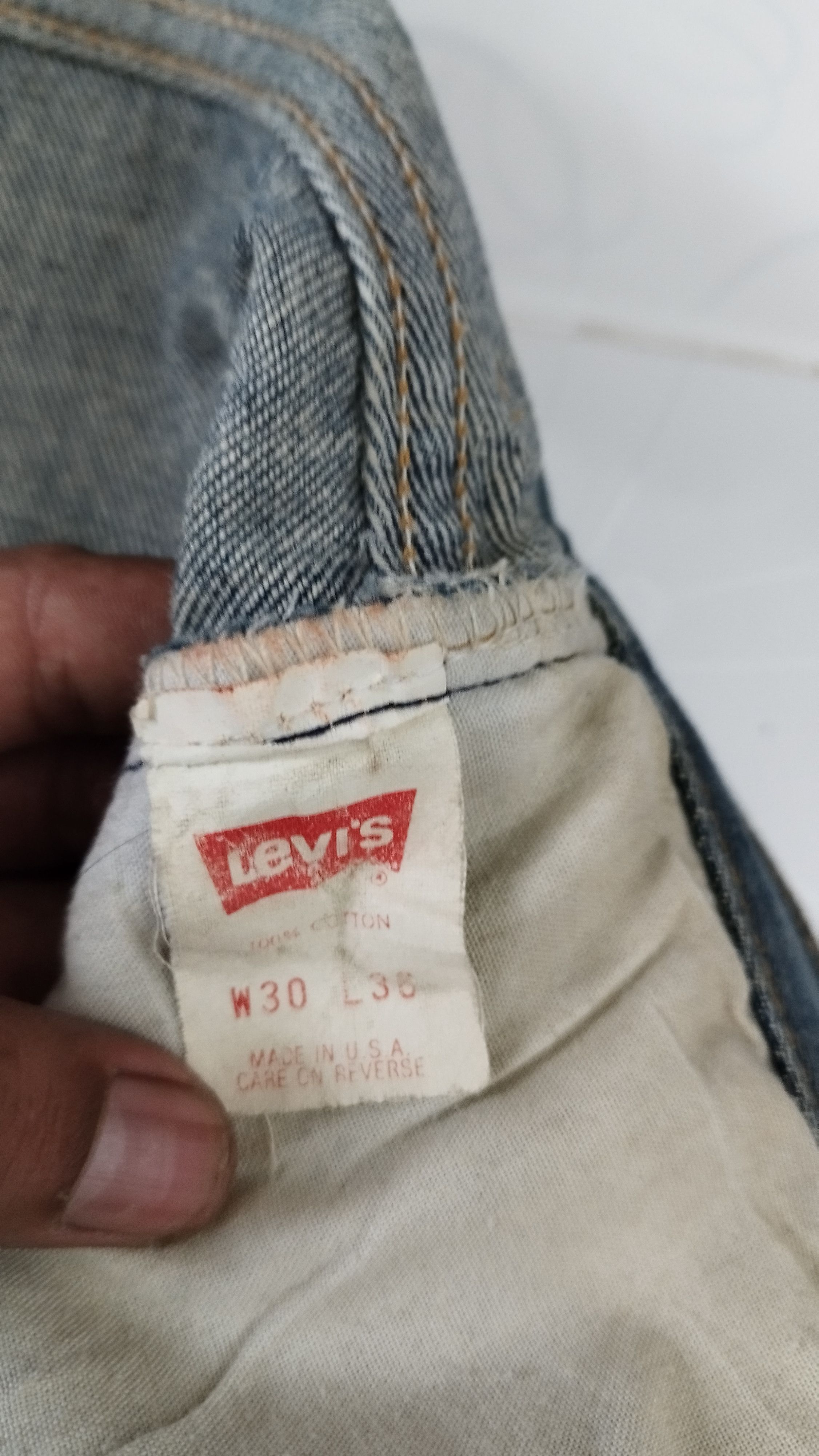 Levi's Vintage Clothing Levis 501 90s Size US 30 / EU 46 - 5 Thumbnail