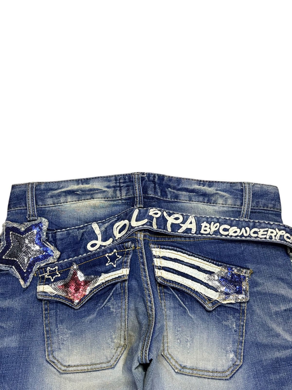 Hysteric Glamour × Japanese Brand Vintage Japanese Brand Mud Wash Distressed Flare Jeans Size 34" / US 12 / IT 48 - 8 Thumbnail