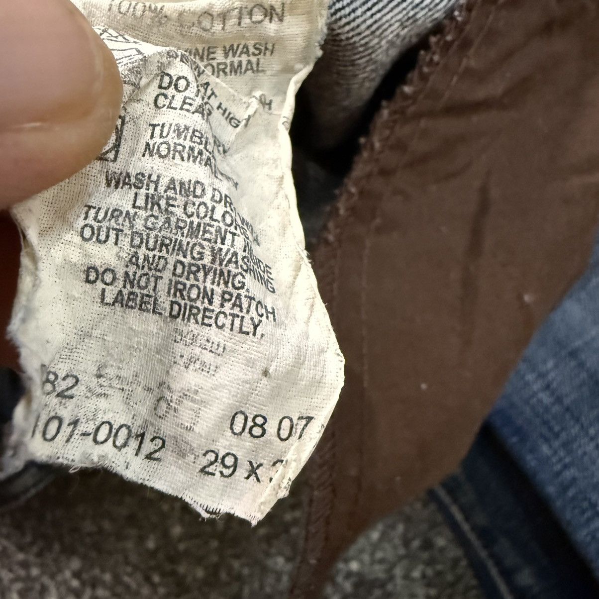 Beauty Beast Distressed Levis Cooper Thrashed Dirty Pants Size 29" - 17 Thumbnail